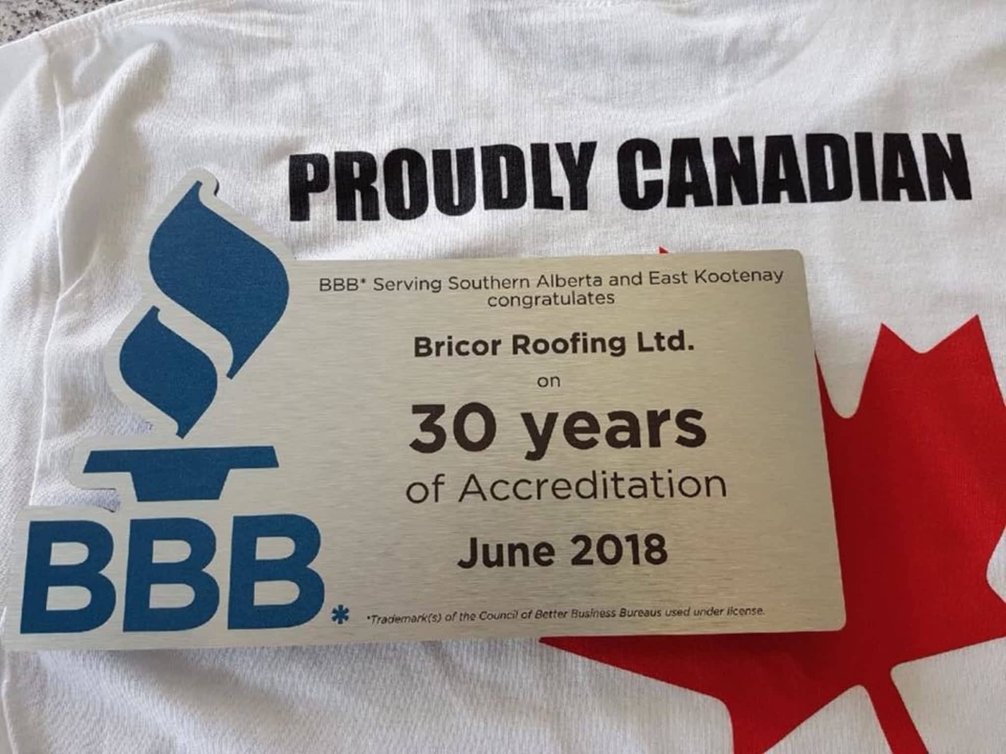 photo Bricor Roofing Ltd