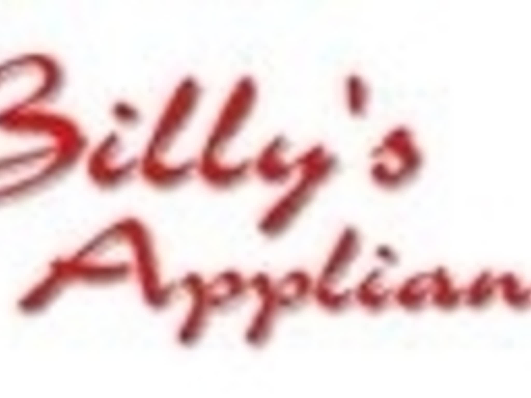 photo Billy's Appliances