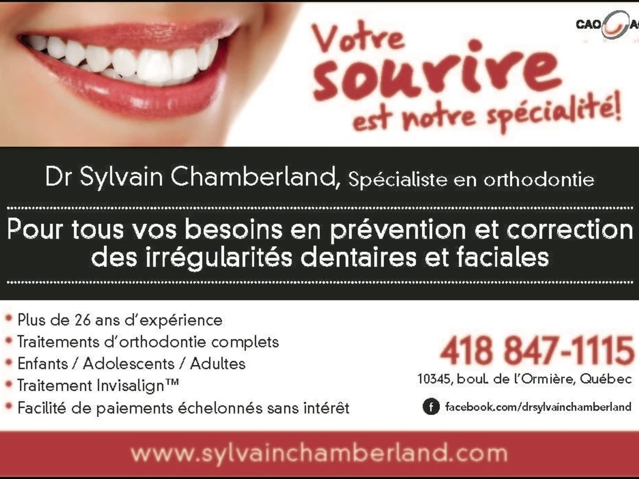 photo Dr Sylvain Chamberland Orthodontiste