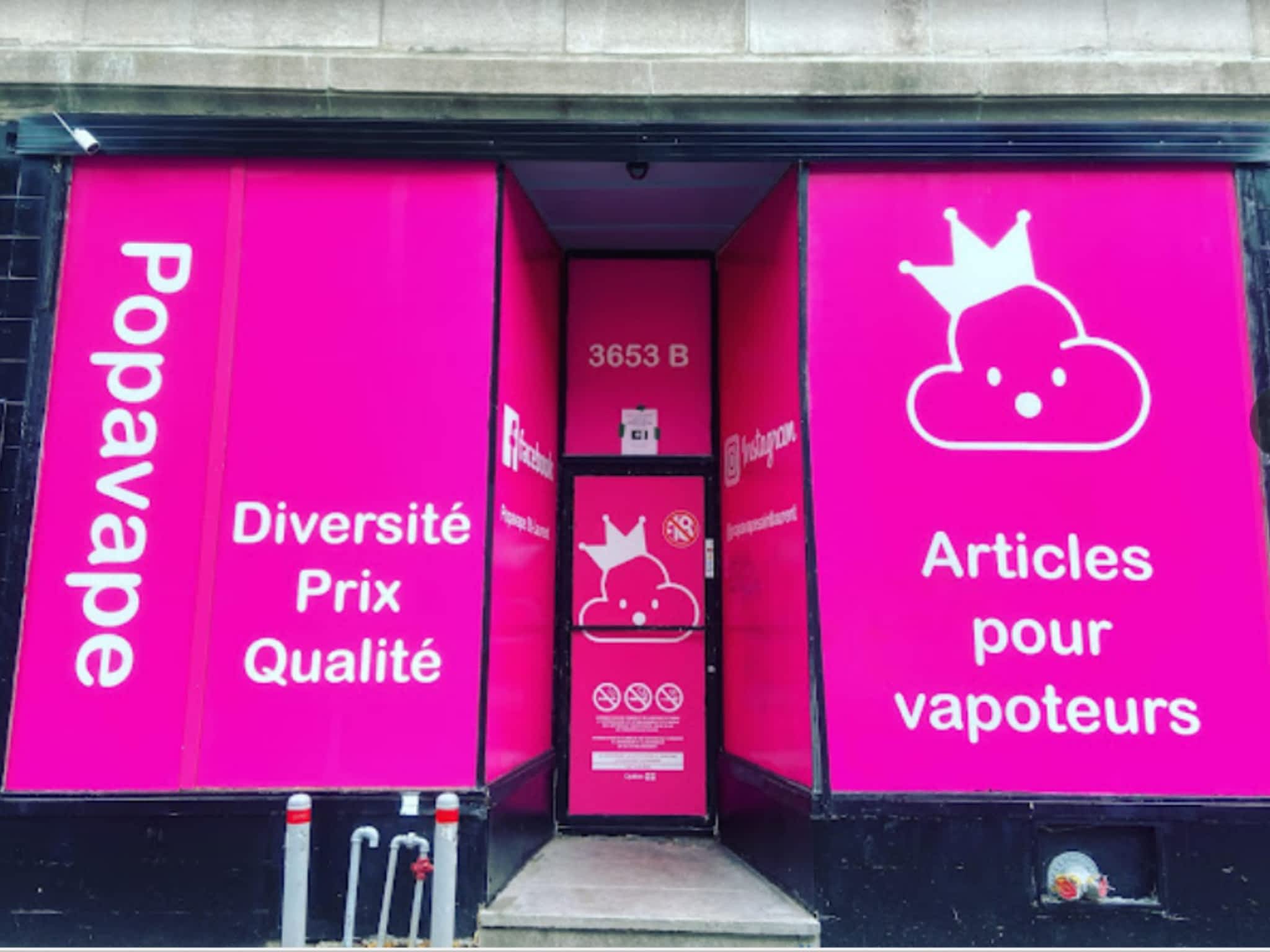 photo Popavape St-Laurent Montreal | Articles pour vapoteurs | Vape Shop
