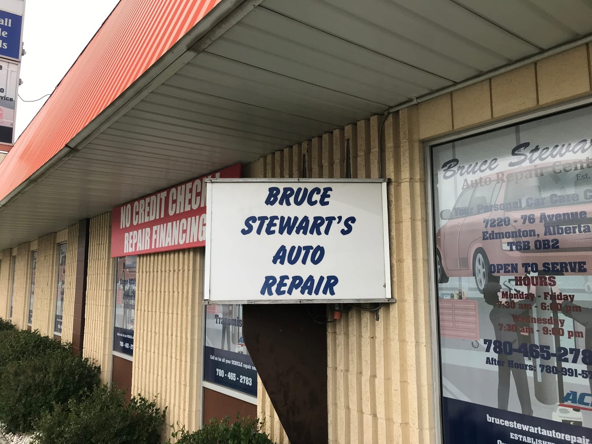 photo Bruce Stewart's Auto Repair Centre