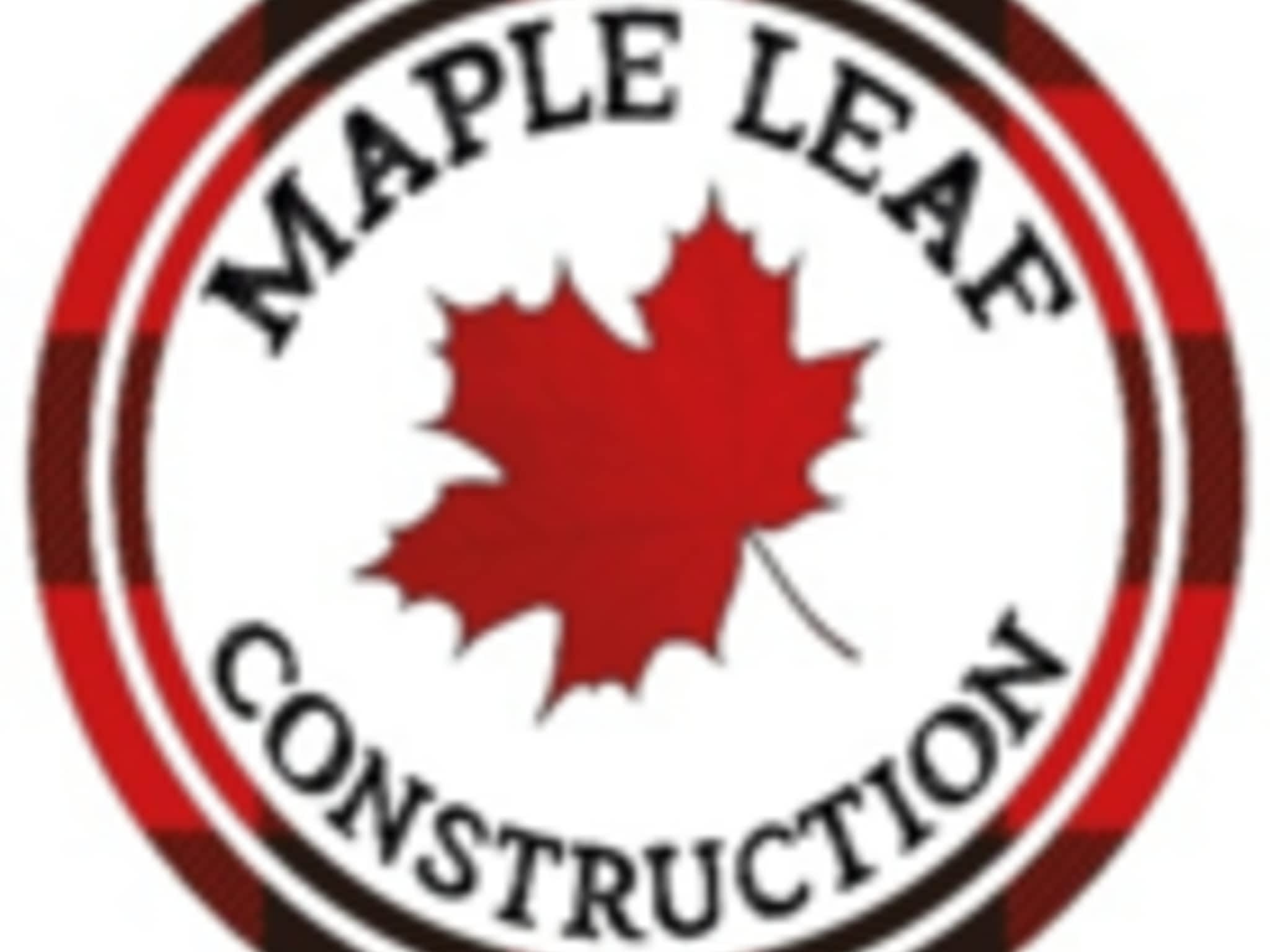 photo Maple Leaf Construction