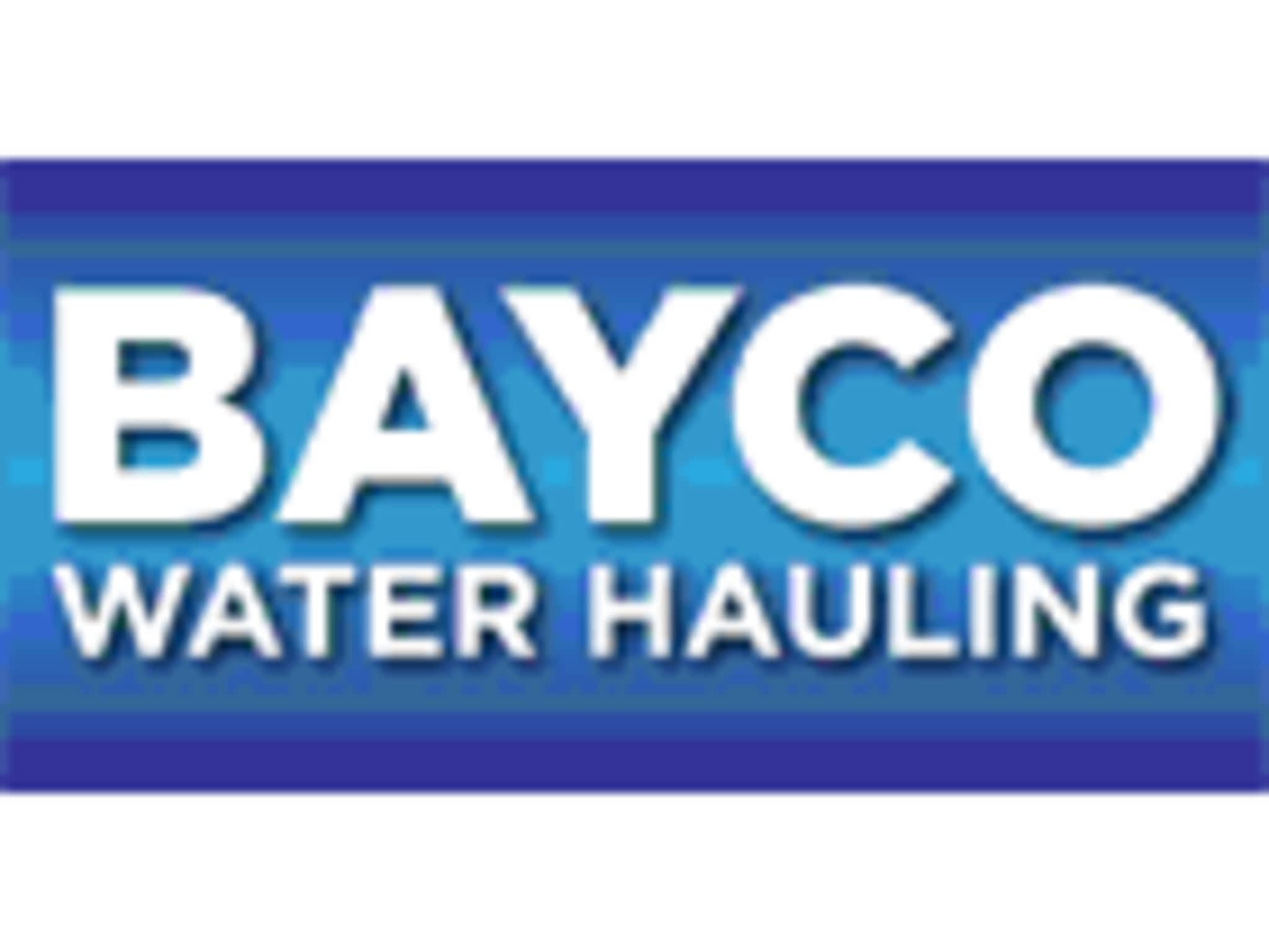 photo Bayco Water Hauling