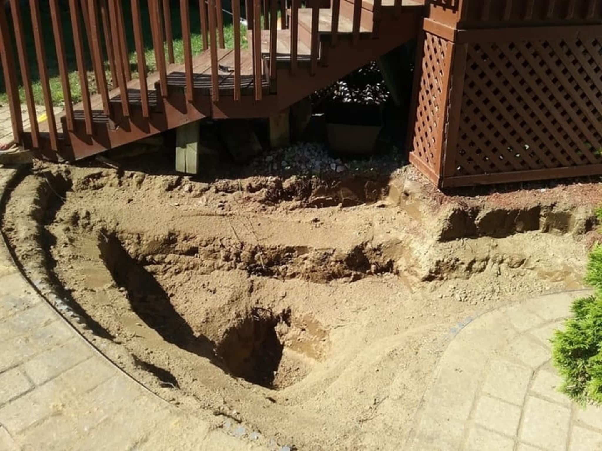 photo Mini Excavation Go pelouse
