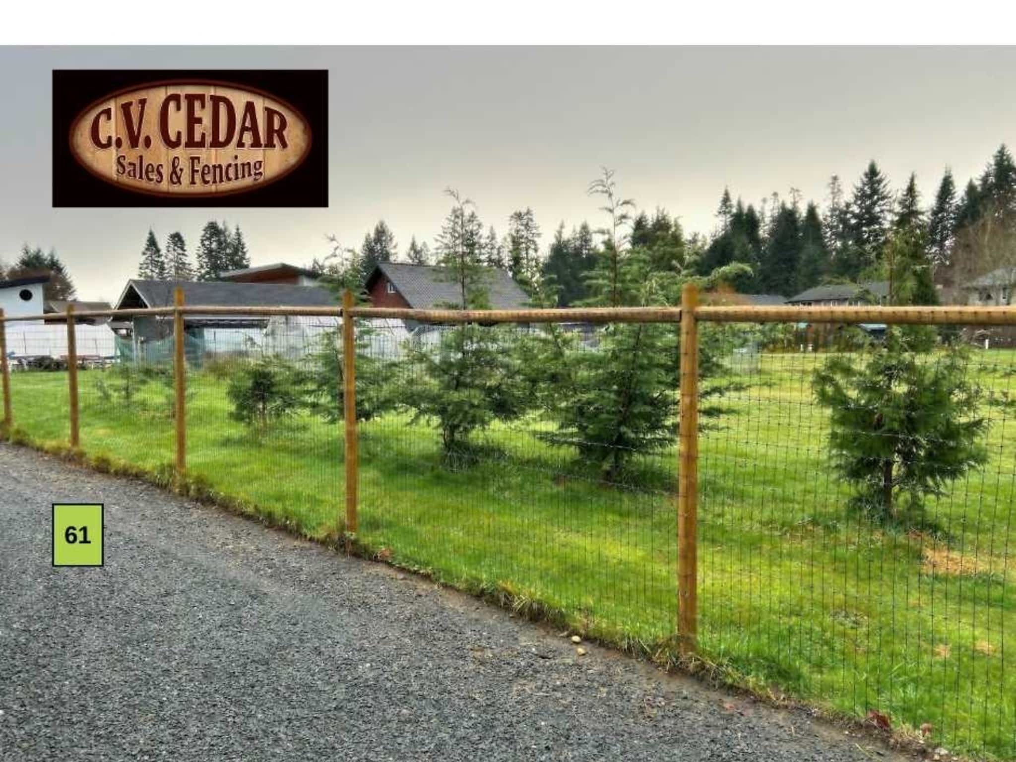 photo C.V. Cedar Sales & Fencing Ltd