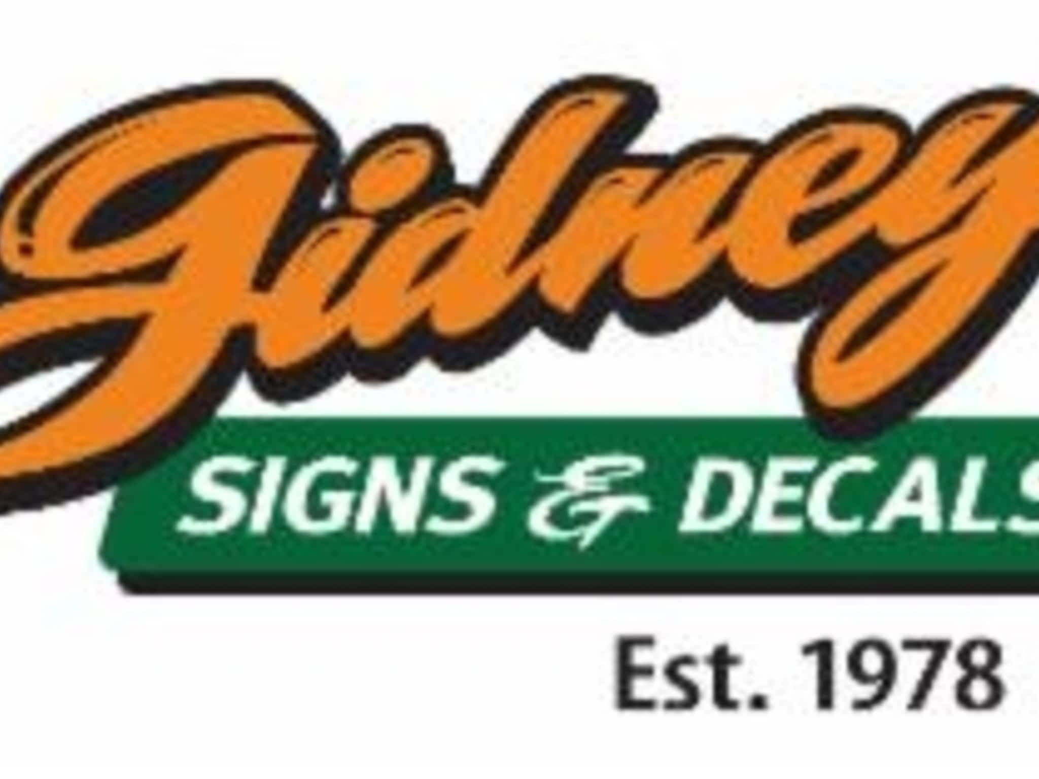 photo Gidney Signs