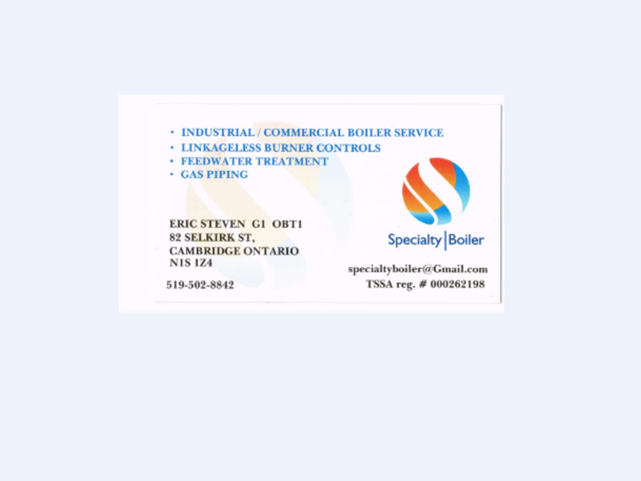 photo Specialty Boiler inc.