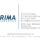 Prima Assurances - Assurance