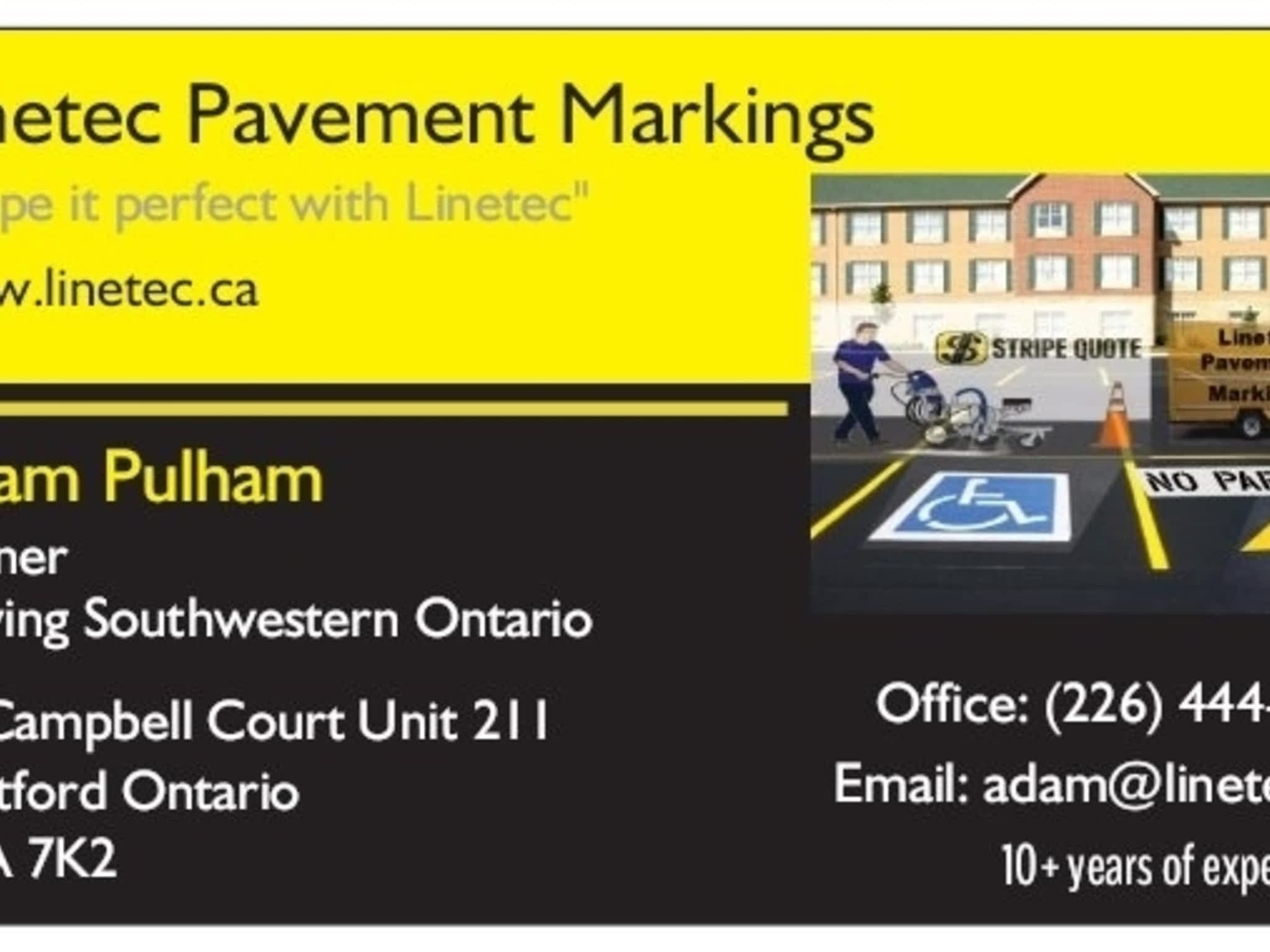 photo Linetec Pavement Markings