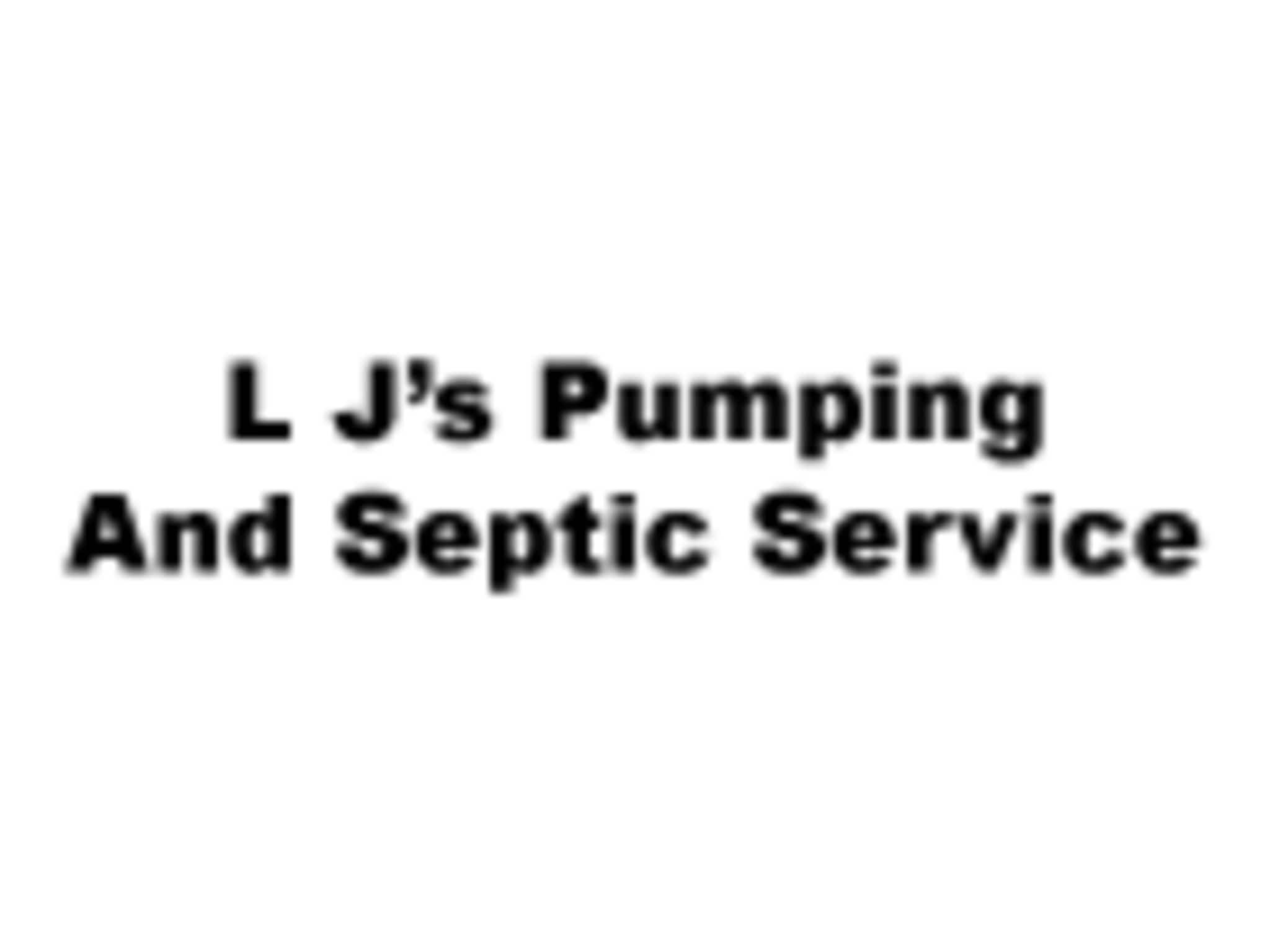 photo L J's Pumping And Septic Service