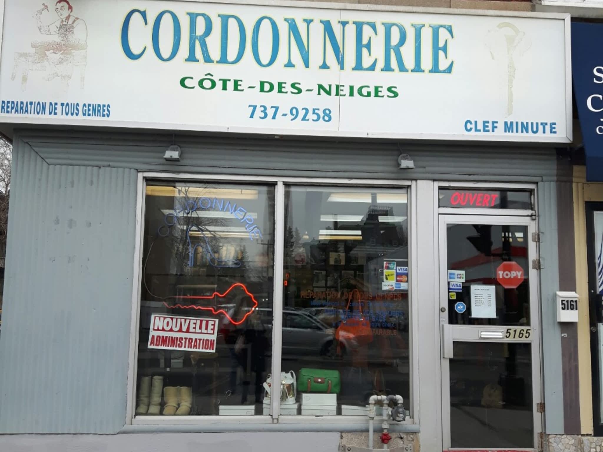 photo Cordonnerie Côte Des Neiges
