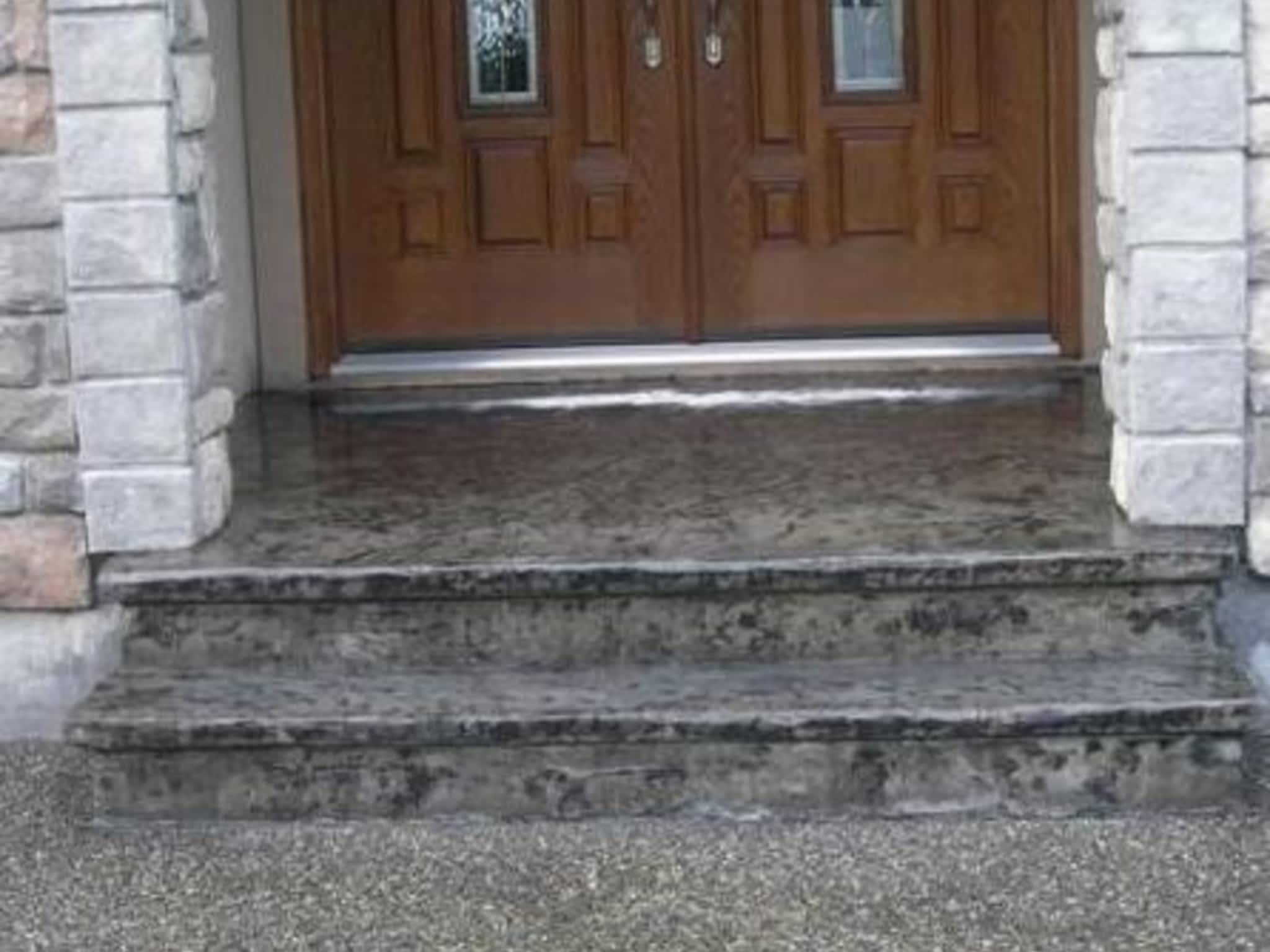 photo Crossroad Stamped Concrete