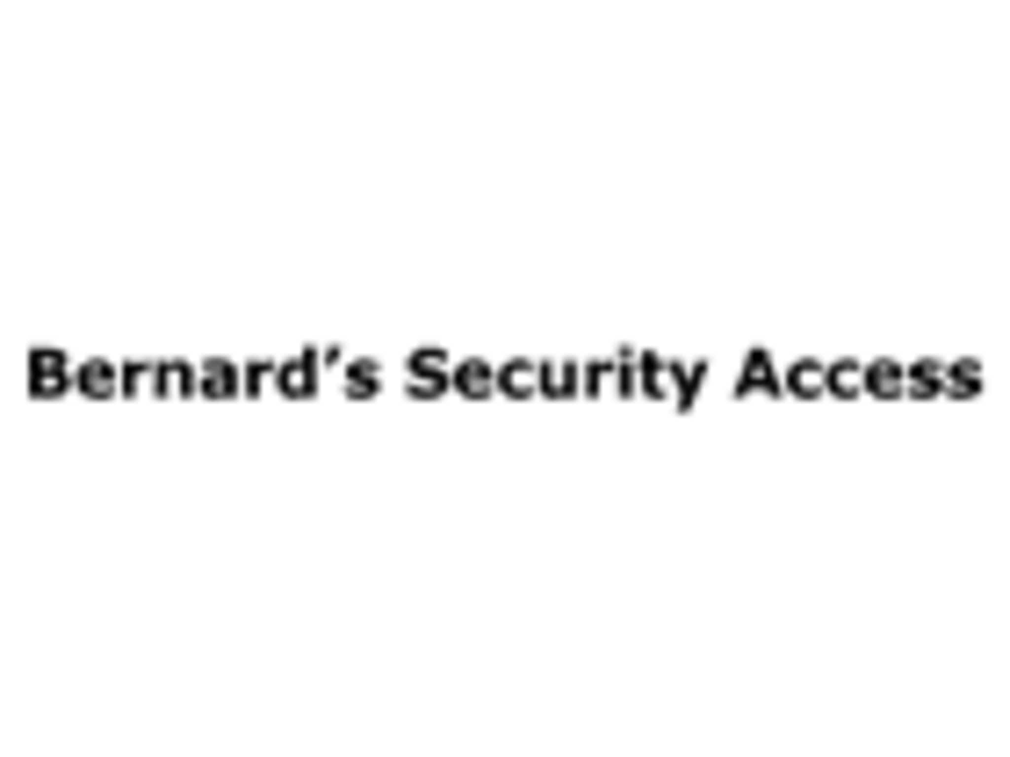 photo Bernard's Security Access Ltd