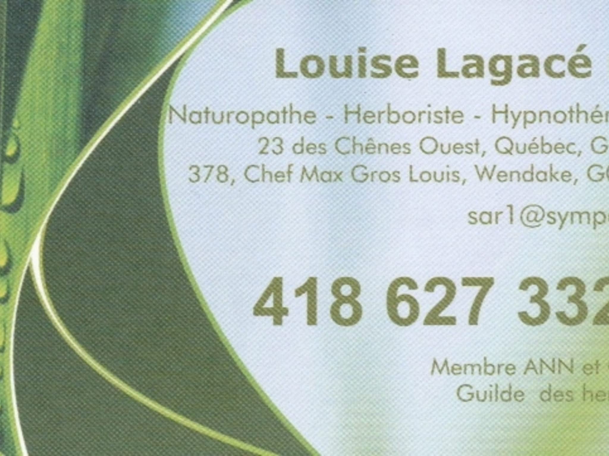 photo Louise Lagacé Hypnothérapeute-Naturopathe