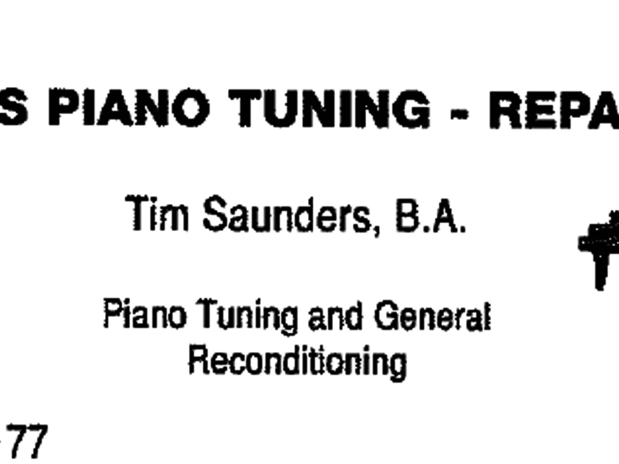 photo Tim's Piano Tuning