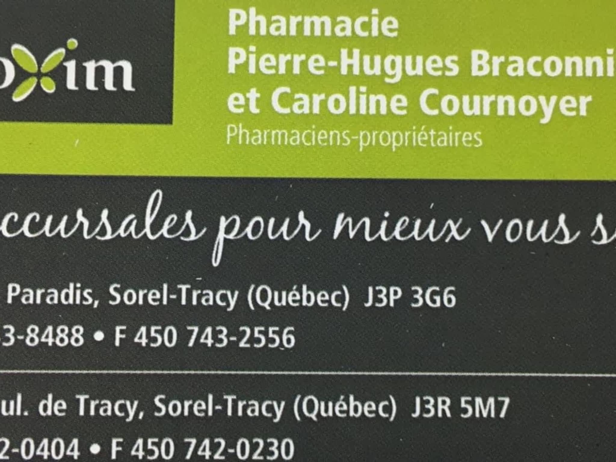 photo Proxim Affiliated Pharmacy - Braconnier & Cournoyer