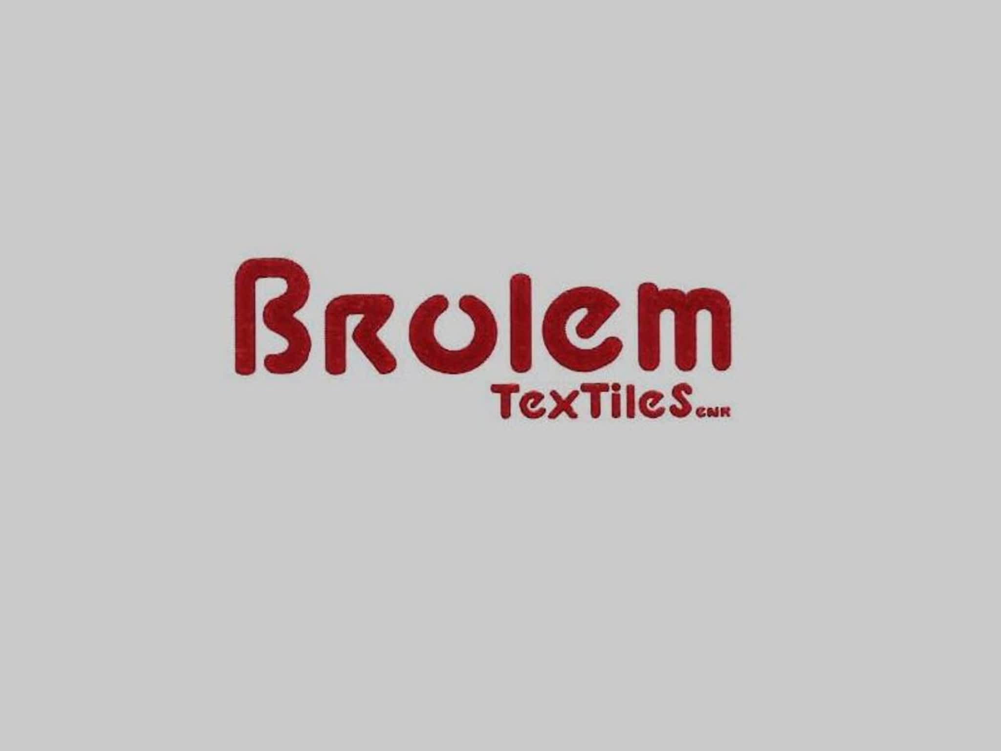 photo Brolem Textiles Enr