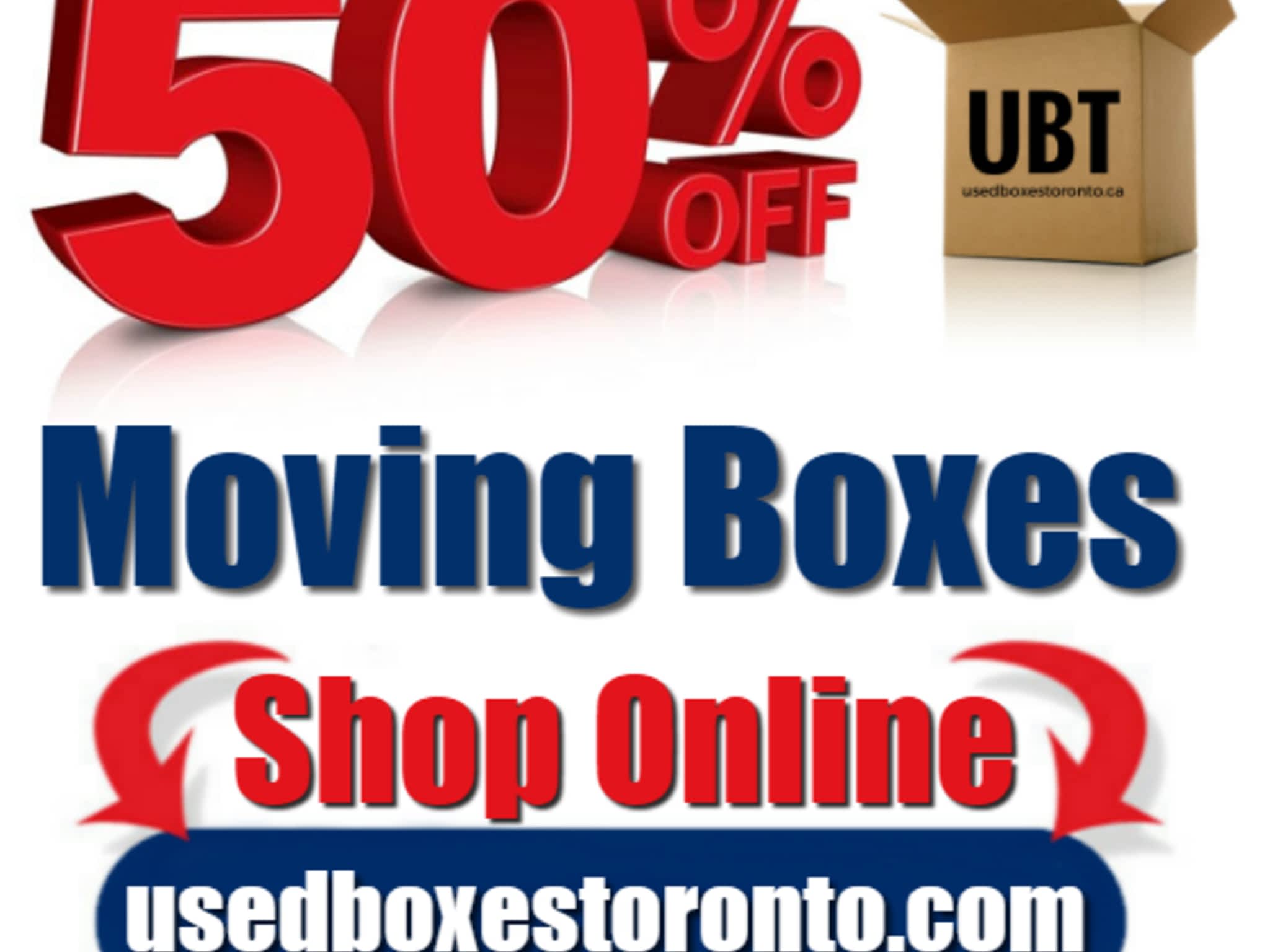 photo Used Boxes Toronto