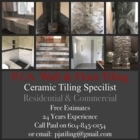 P.J.A Wall & Floor Tiling - Ceramic Tile Installers & Contractors