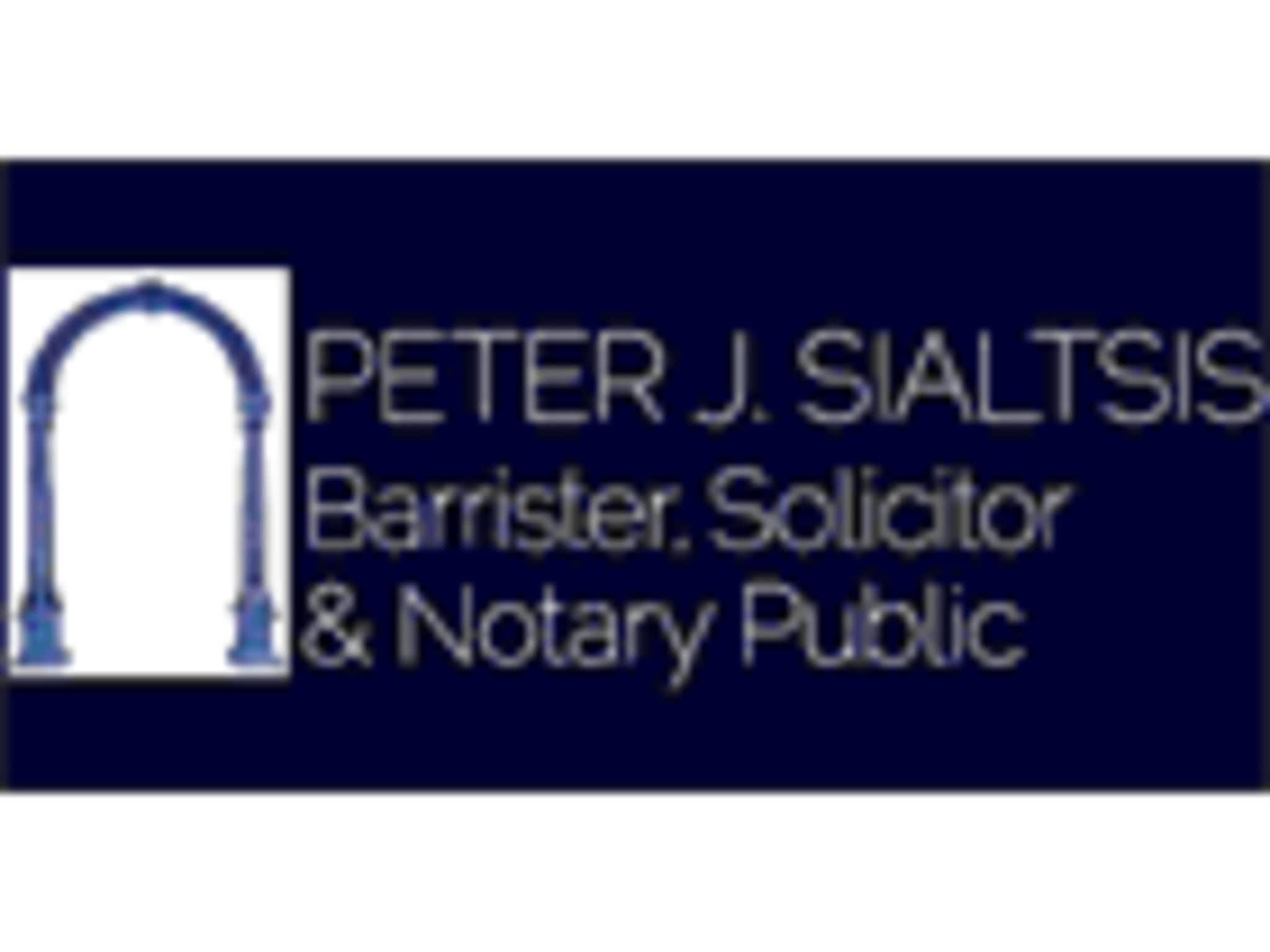 photo Peter J Sialtsis Barrister Solicitor & Notary Public