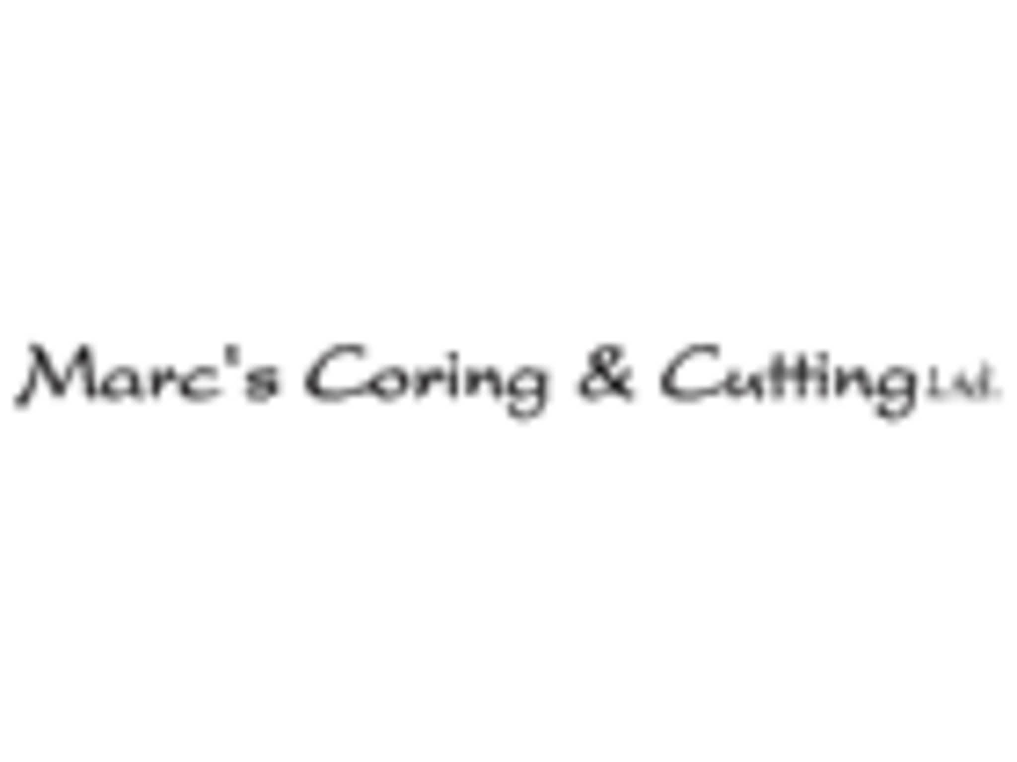 photo Marc's Coring & Cutting Ltd