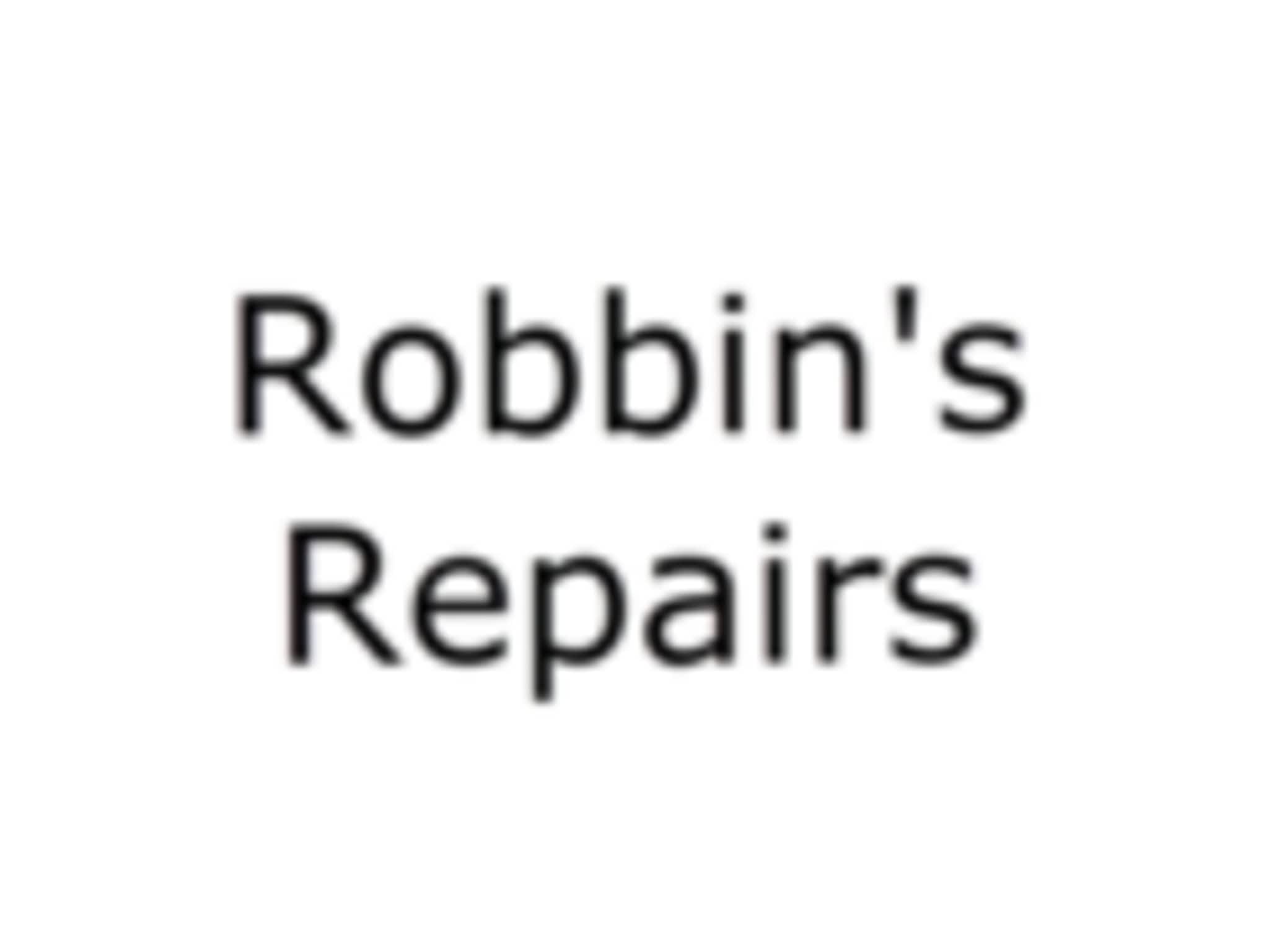 photo Robbin's Repairs