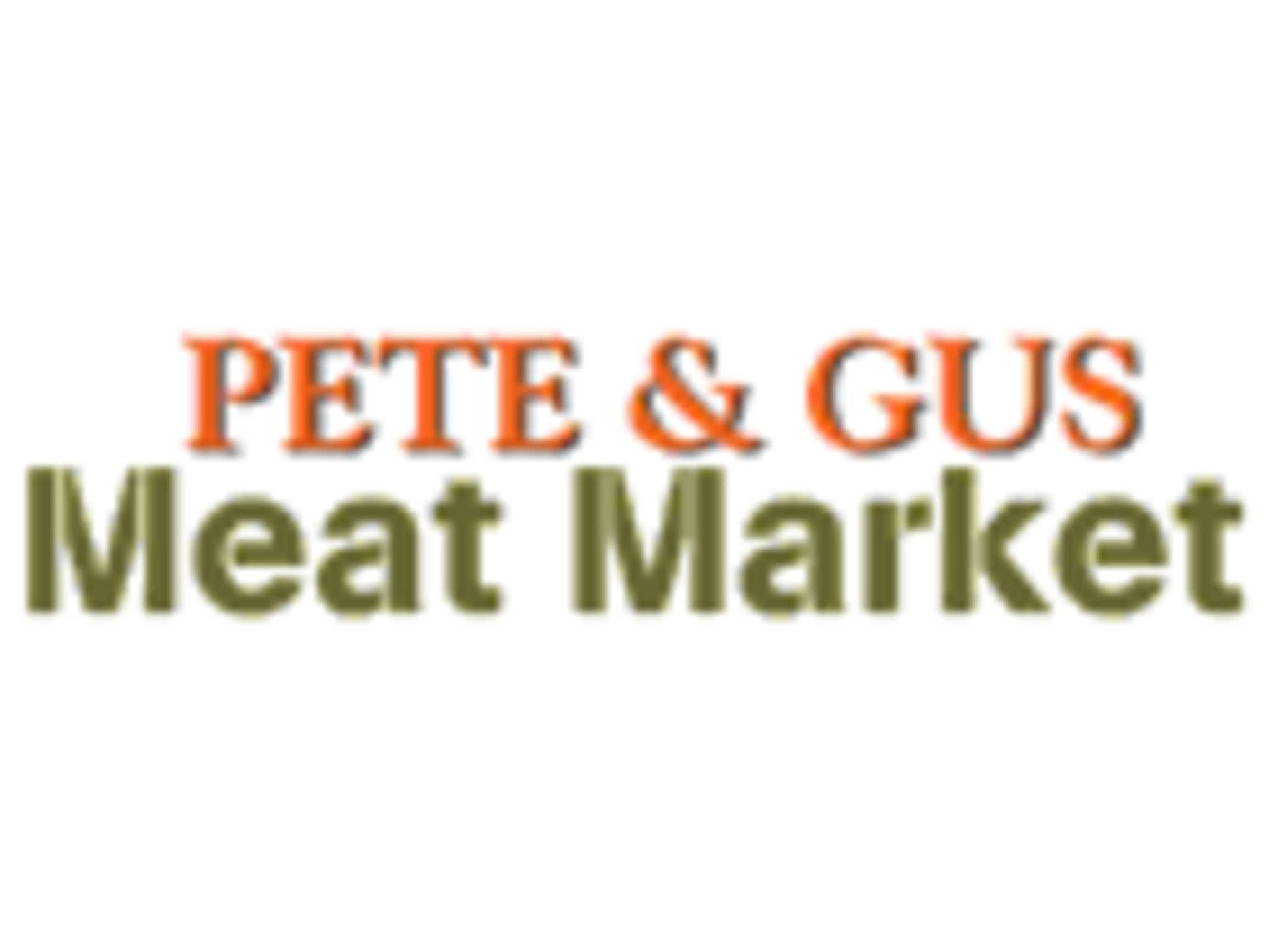 photo Pete & Gus Meat Market