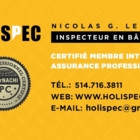 Inspection Holispec - Inspection de maisons