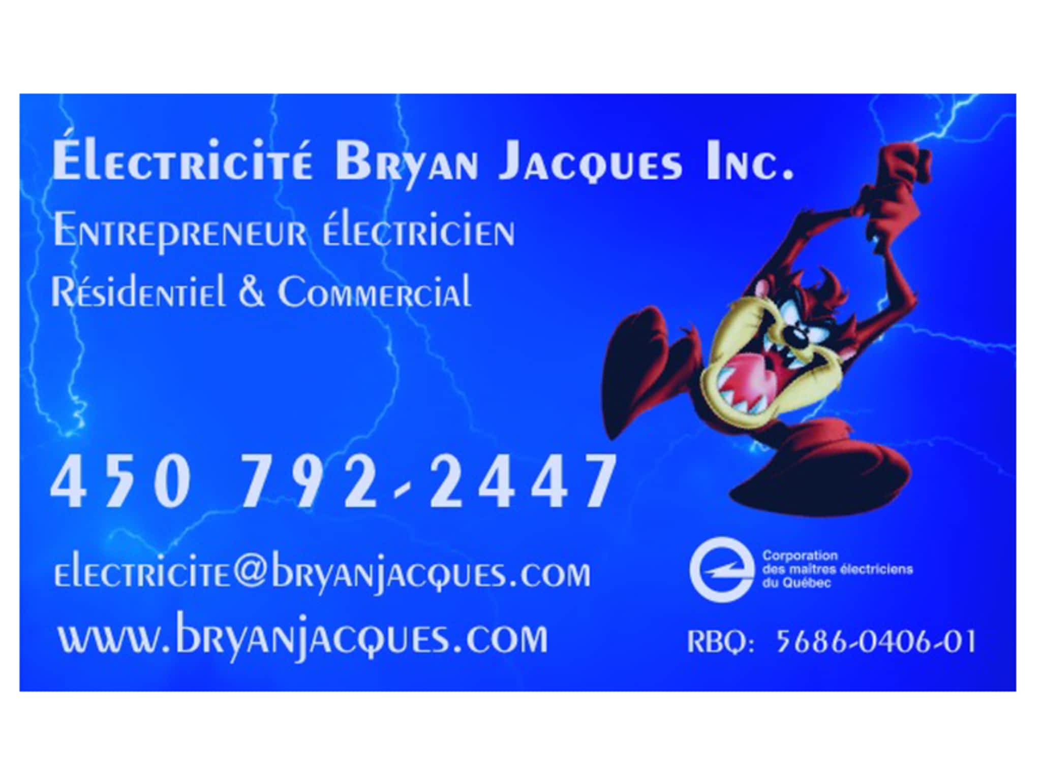 photo Électricité Bryan Jacques