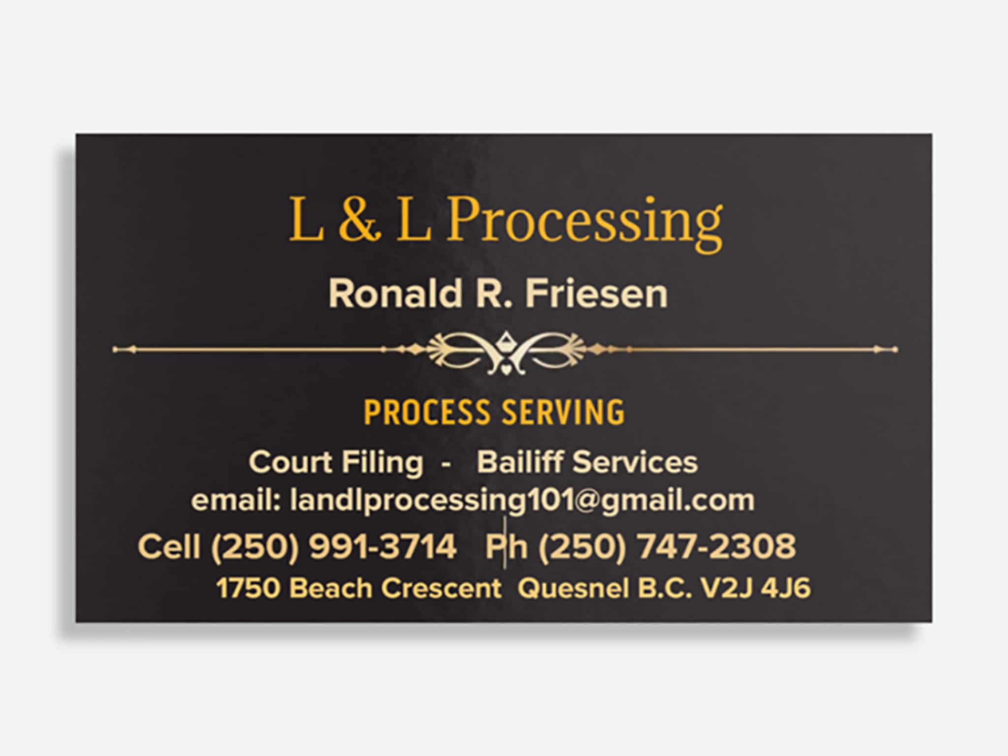 photo L & L Processing