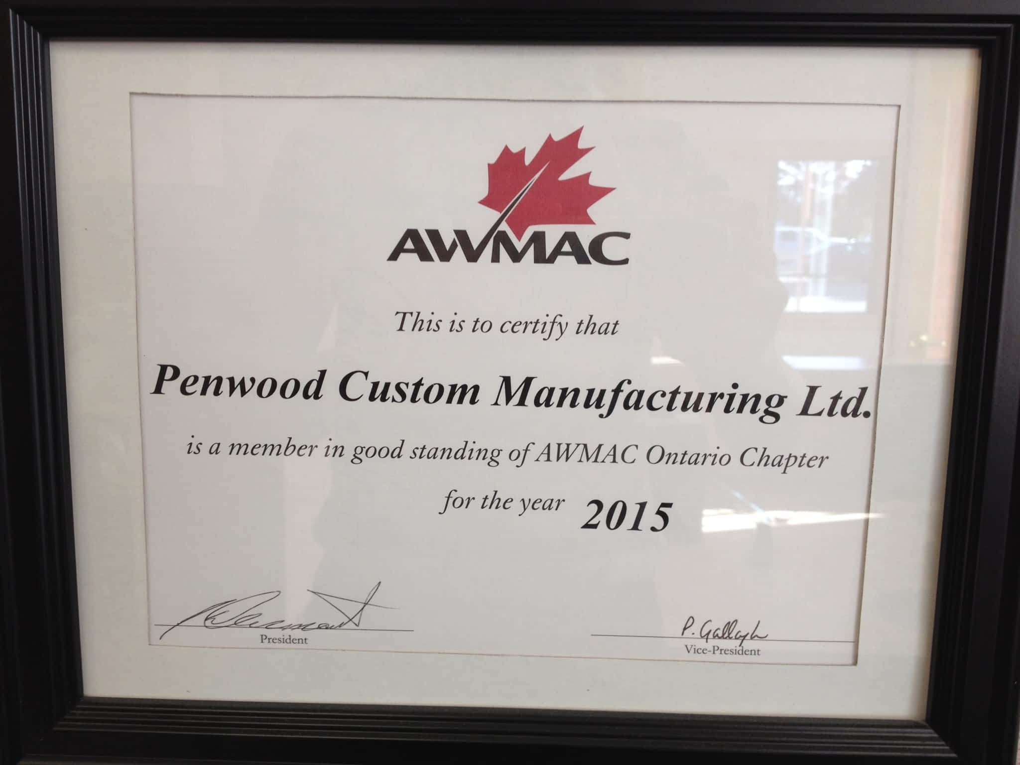 photo Penwood Custom Manufacturing