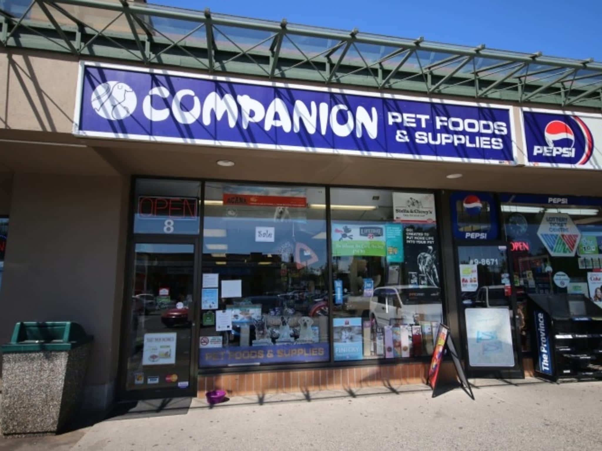 photo Companion Pet Foods & Supplies Ltd
