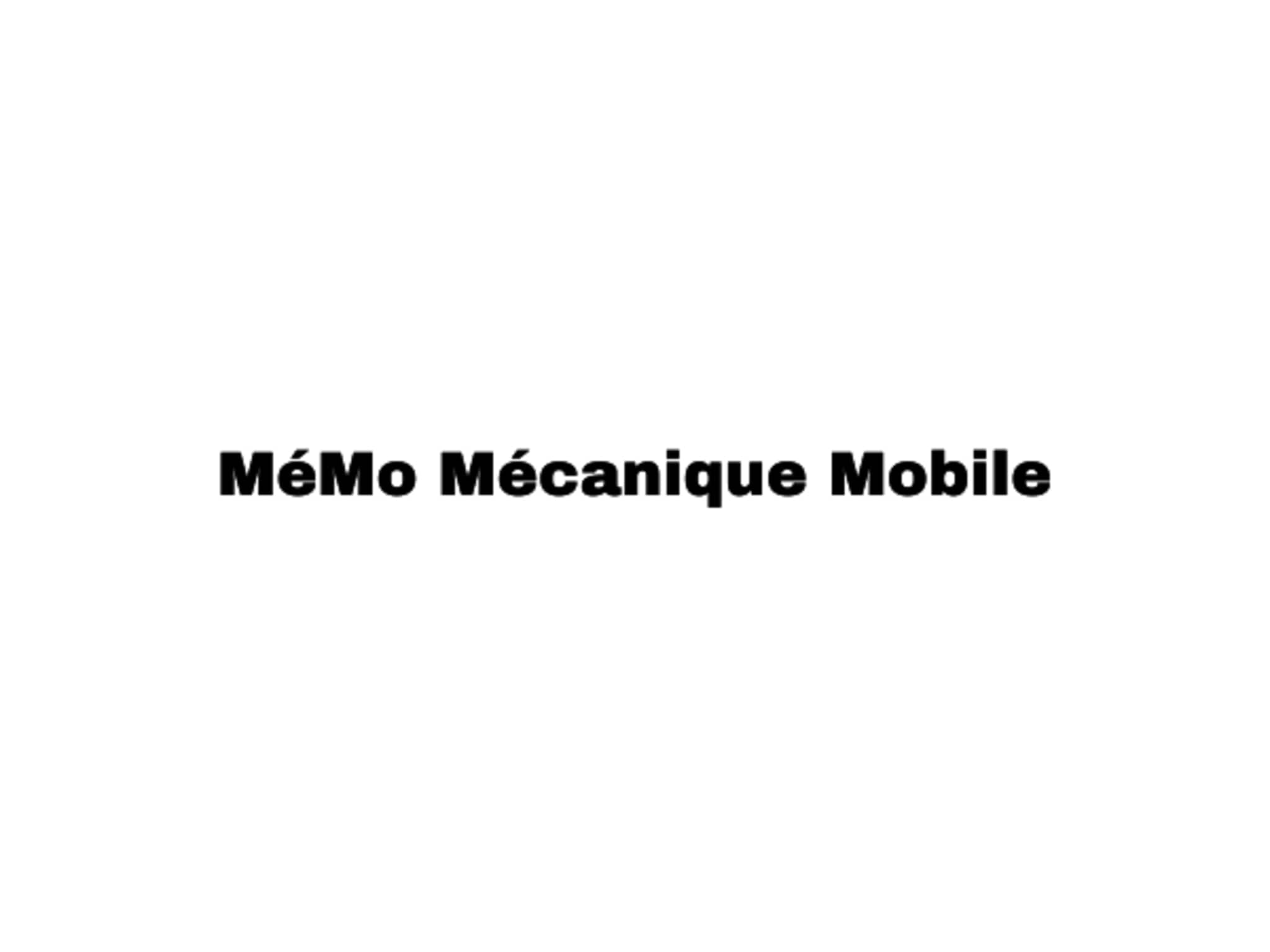 photo MéMo Mécanique Mobile Inc.