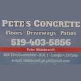 Voir le profil de Pete's Concrete Inc - Tillsonburg