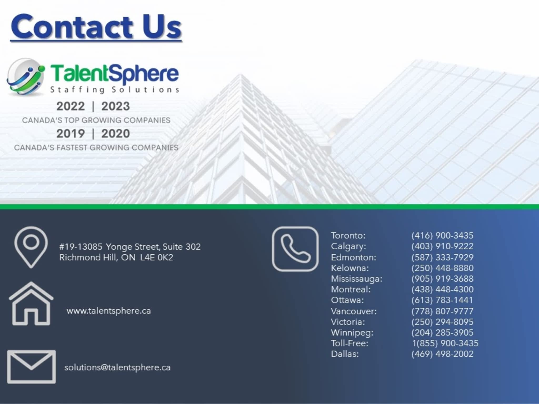 photo TalentSphere Staffing Solutions Inc