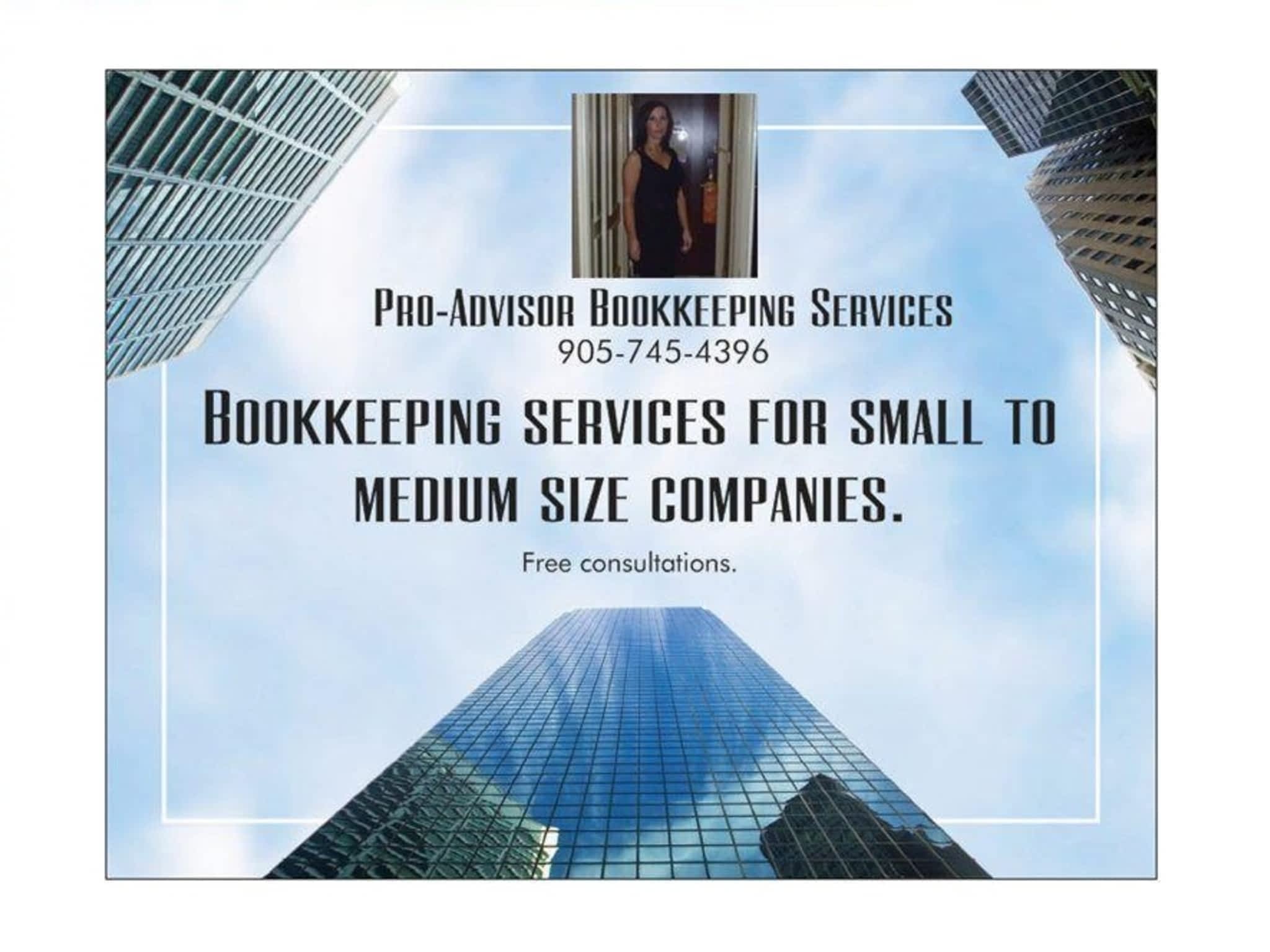 photo Pro-Advisor Bookkeeping Services