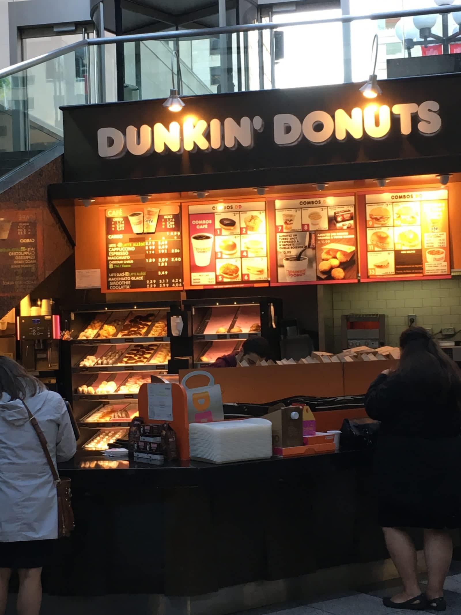 Dunkin' Donuts Horaire d'ouverture 114311 place VilleMarie