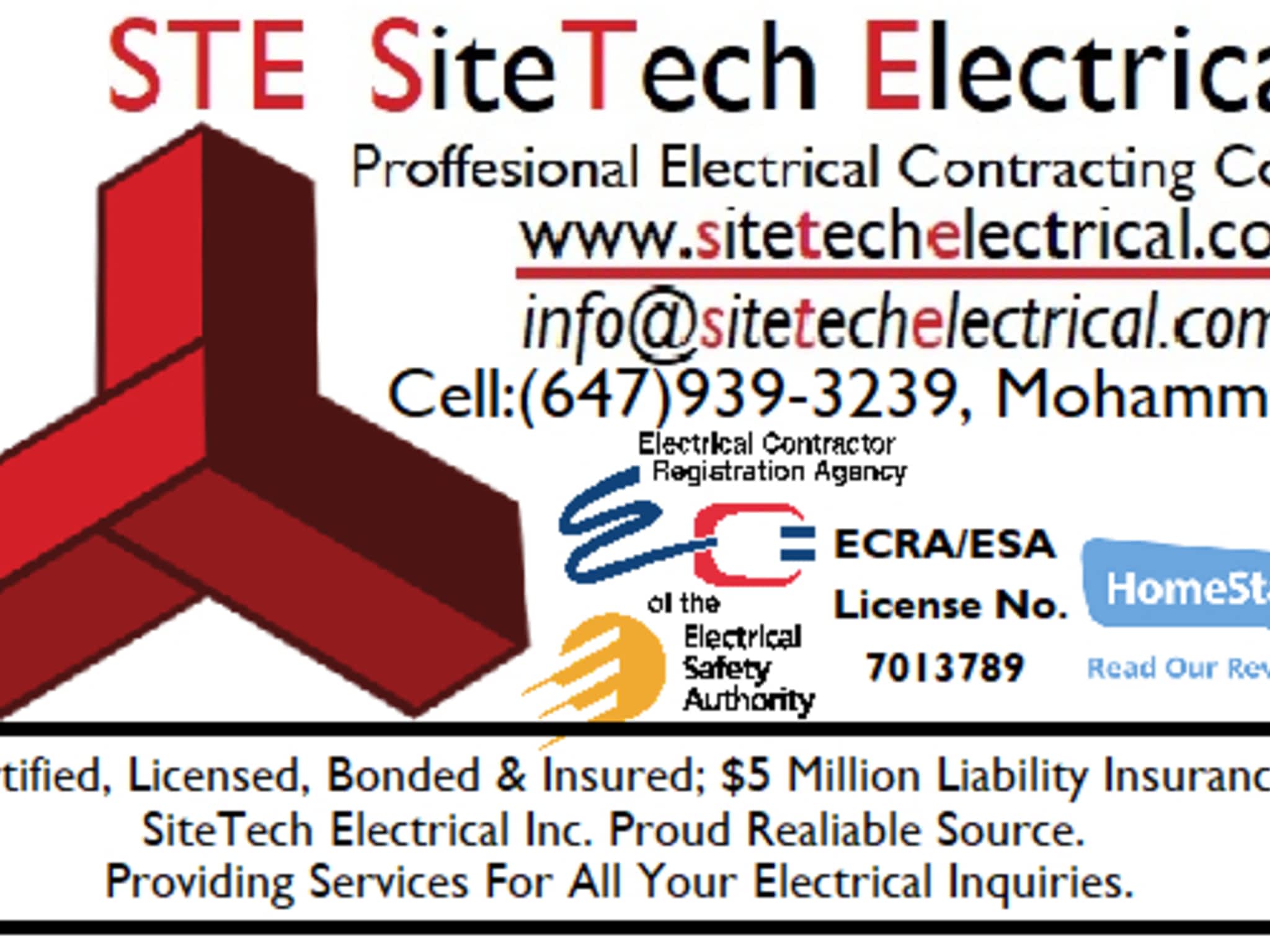 photo SiteTech Electrical