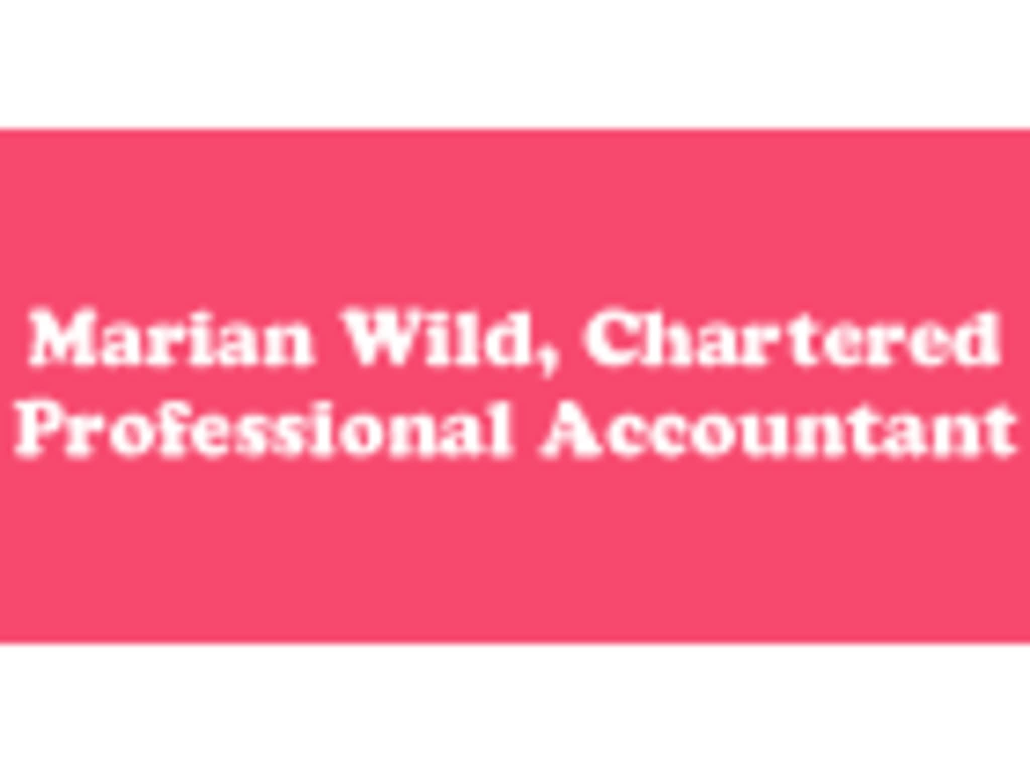 photo Marian Wild, Chartered Professional Accountant