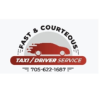 Fast and Courteous Taxi/Delivery - Logo