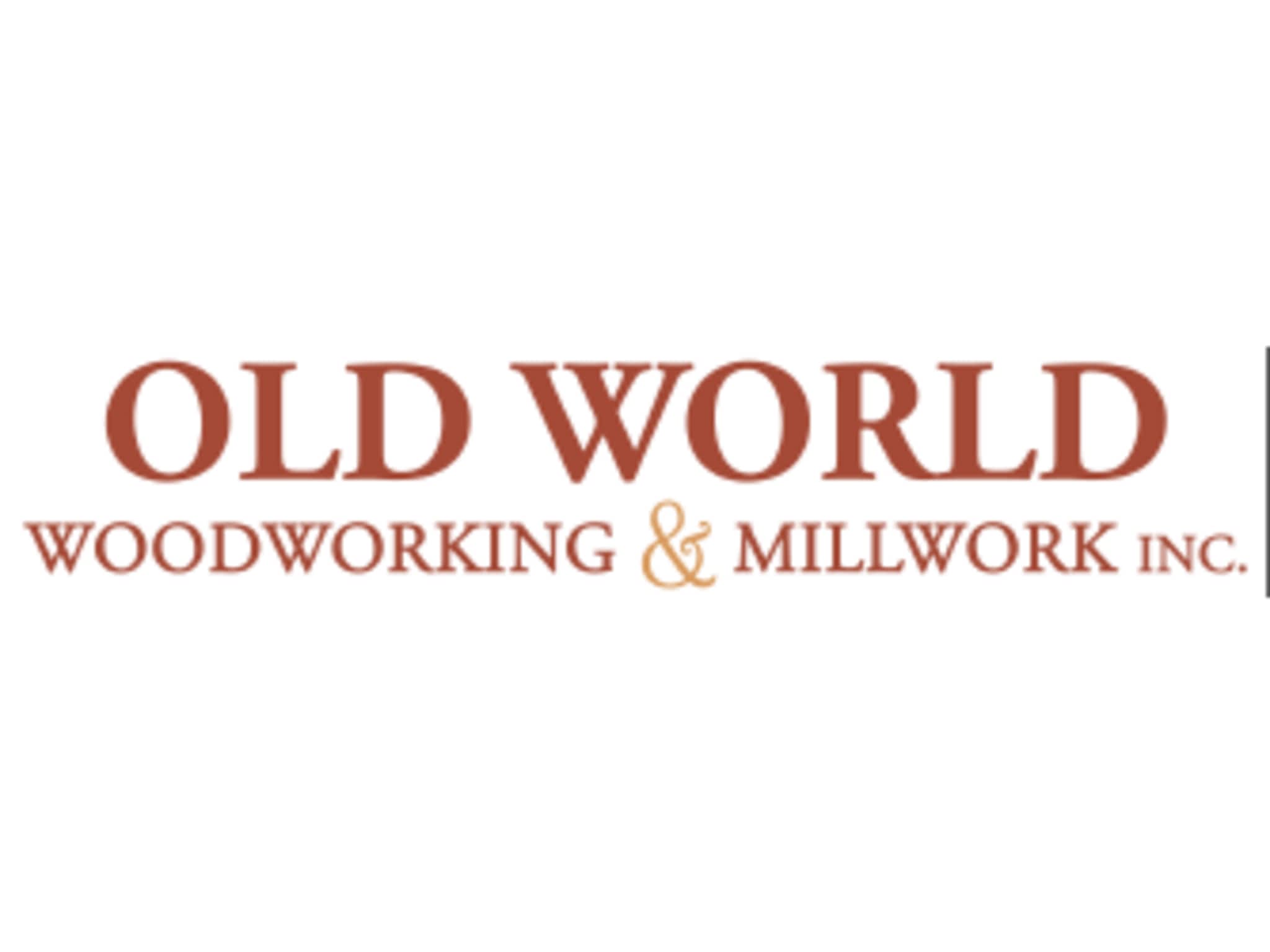 photo Old World Woodworking