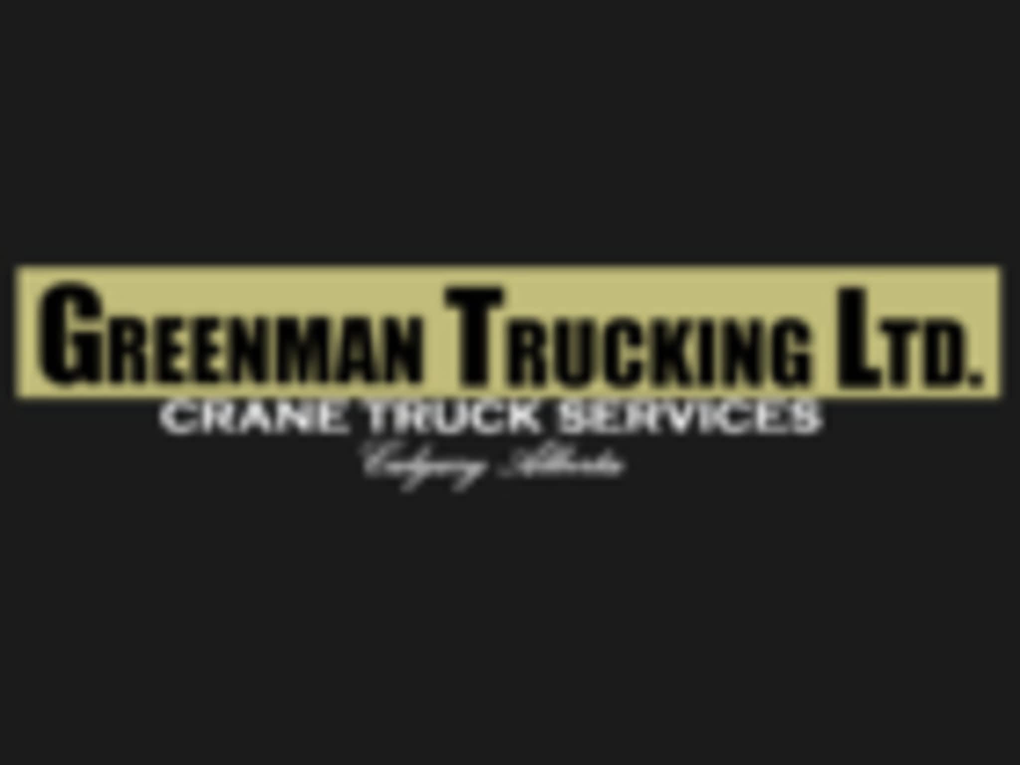 photo Greenman Trucking Ltd.