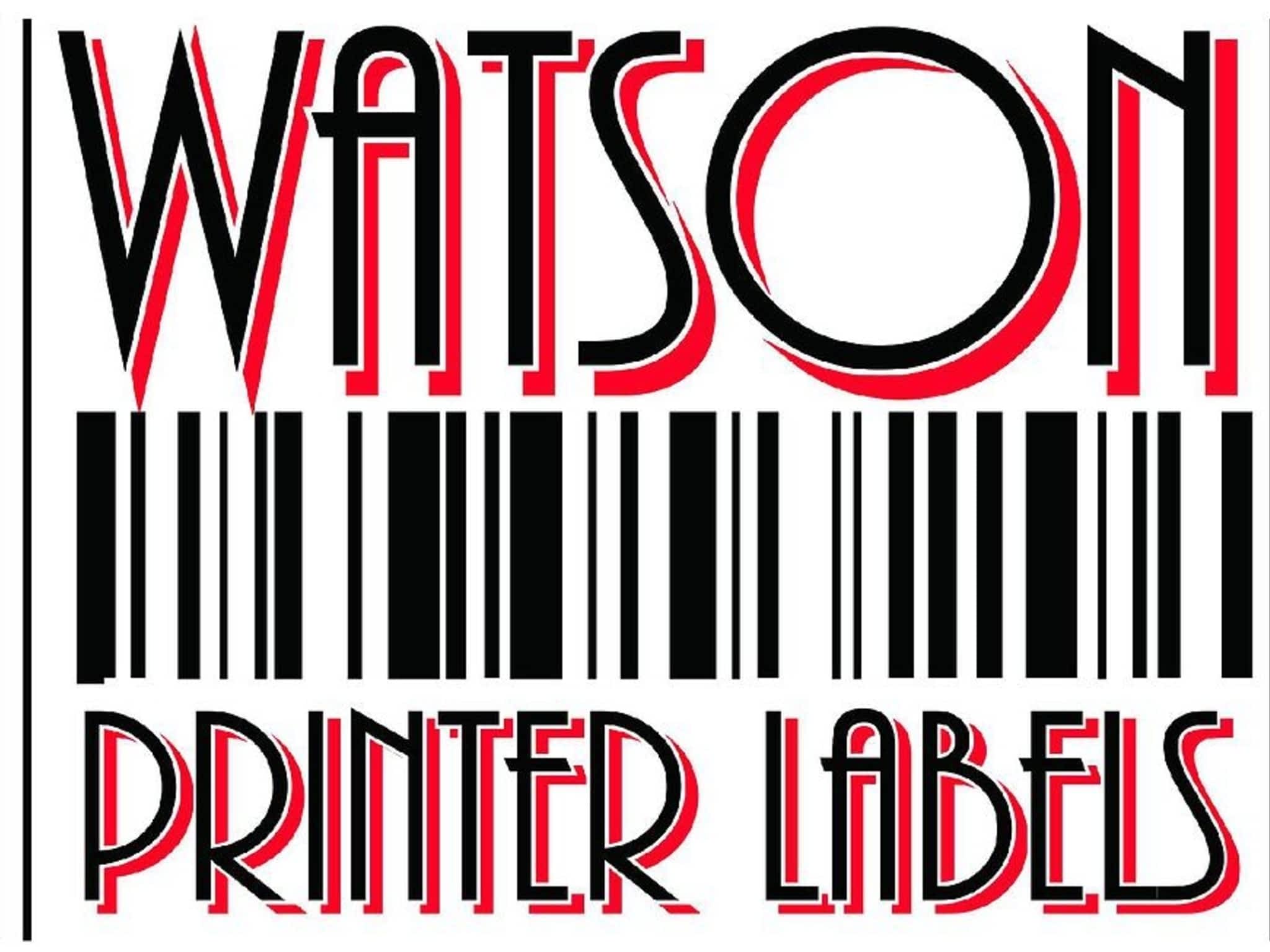 photo Watson Printer Labels