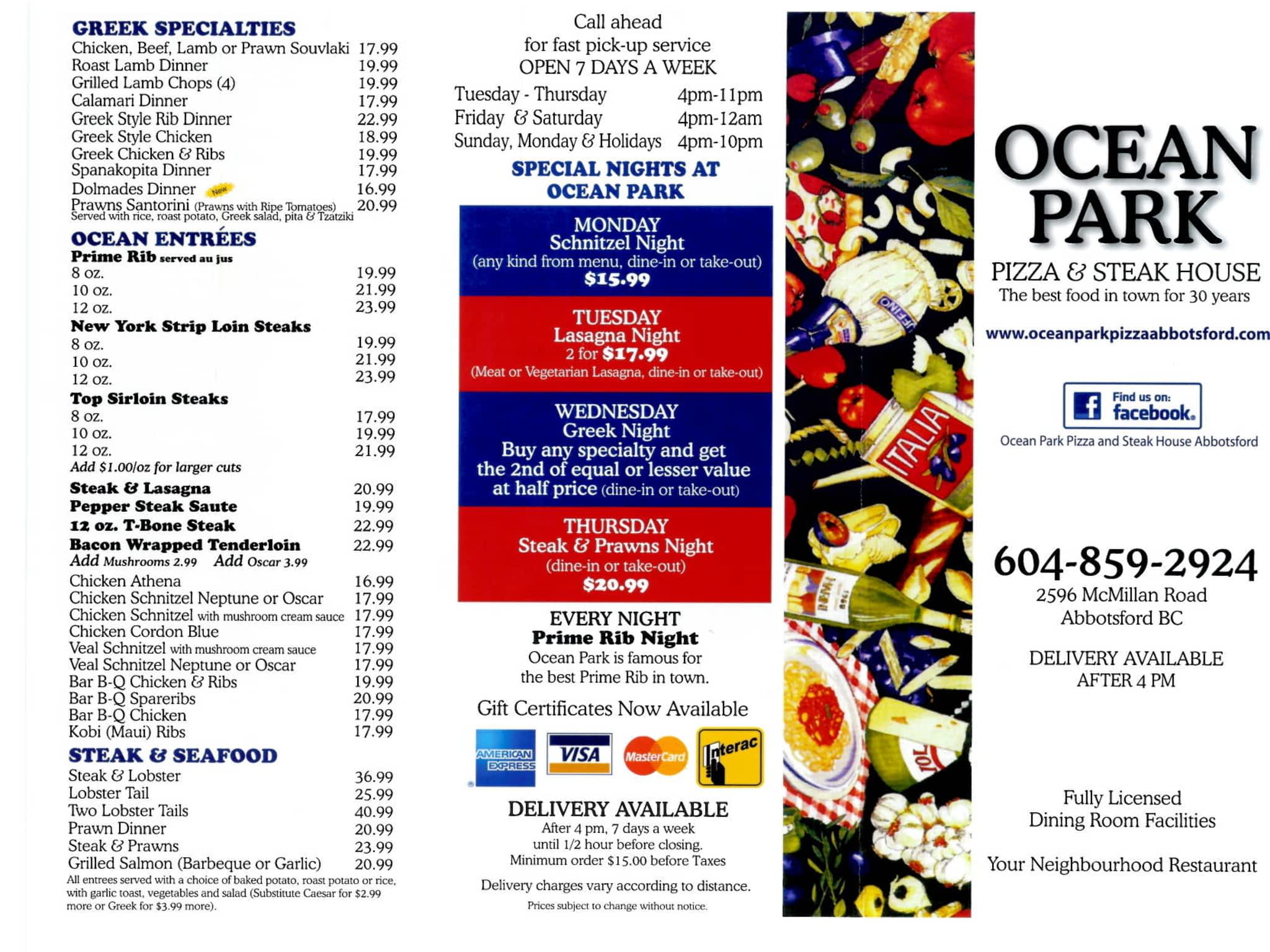 photo Ocean Park Pizza & Steak house
