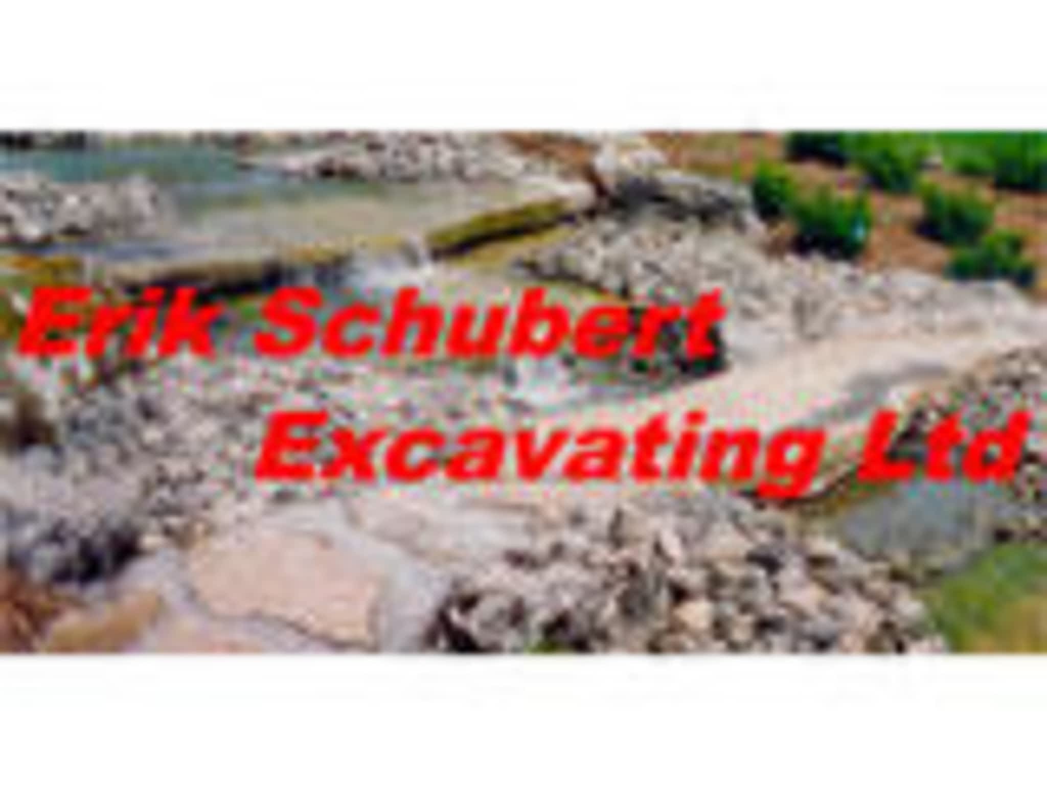 photo Erik Schubert Excavating Ltd