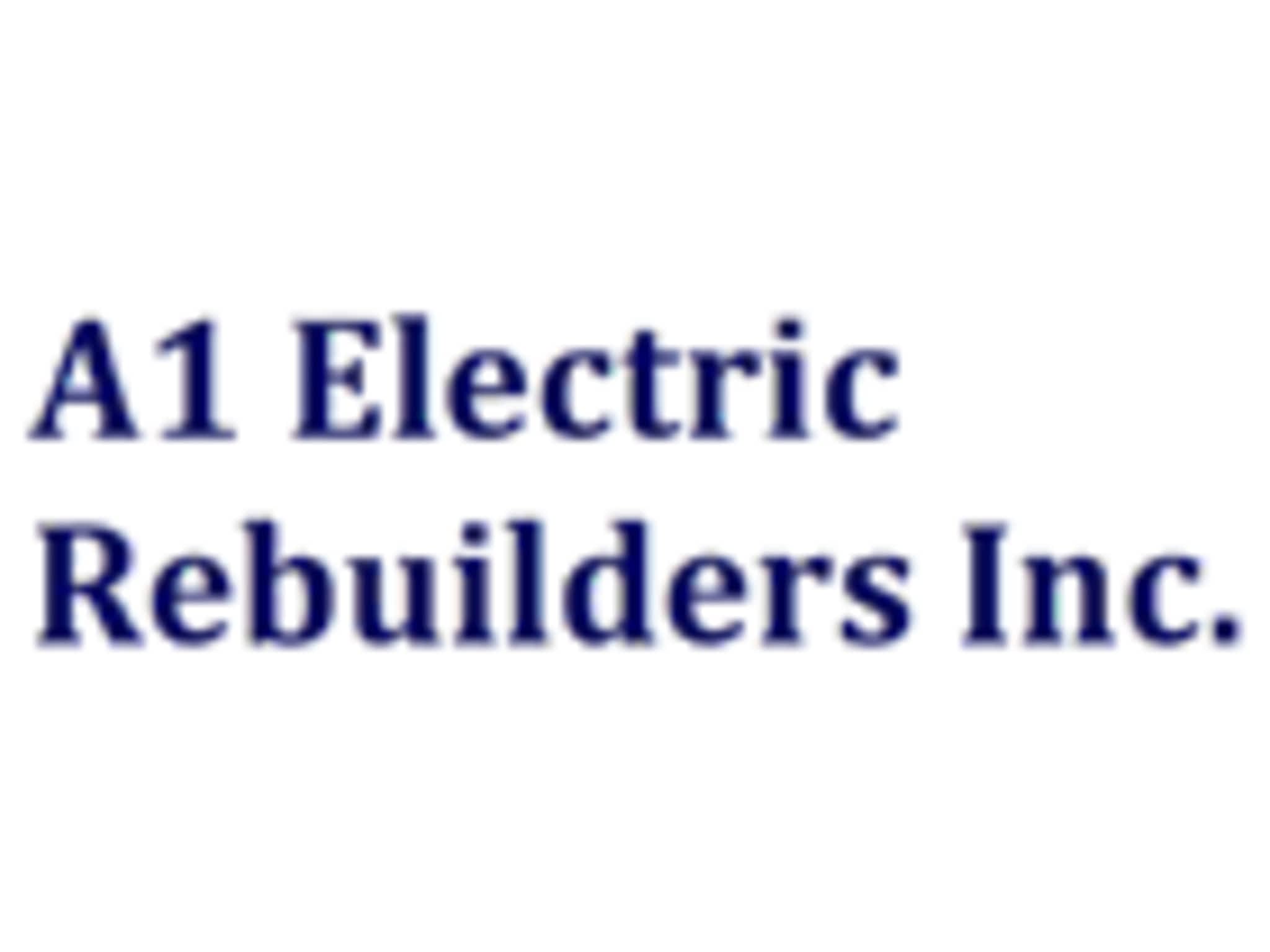 photo A1 Electric Rebuilders Inc.
