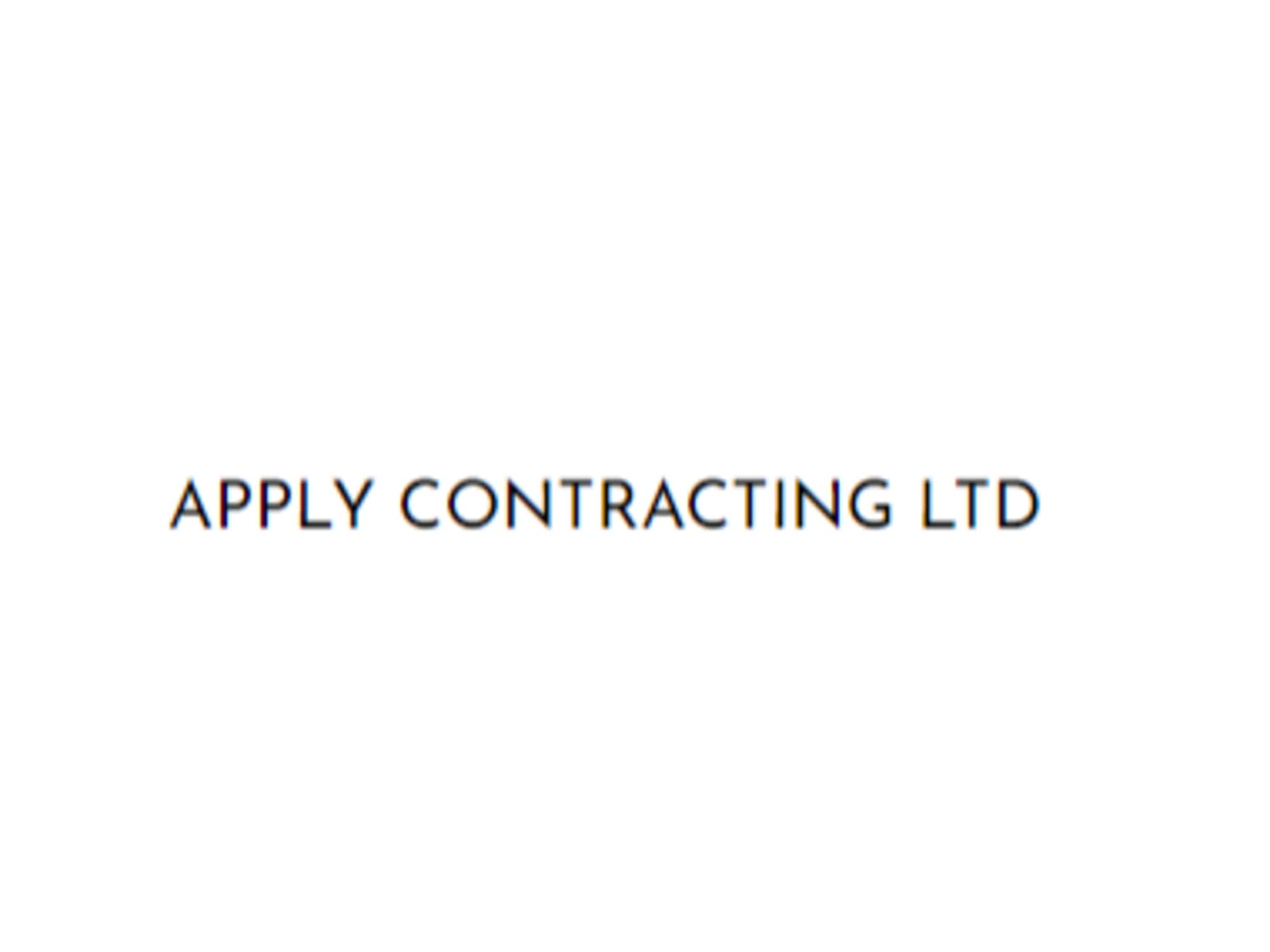 photo Apply Contracting Ltd