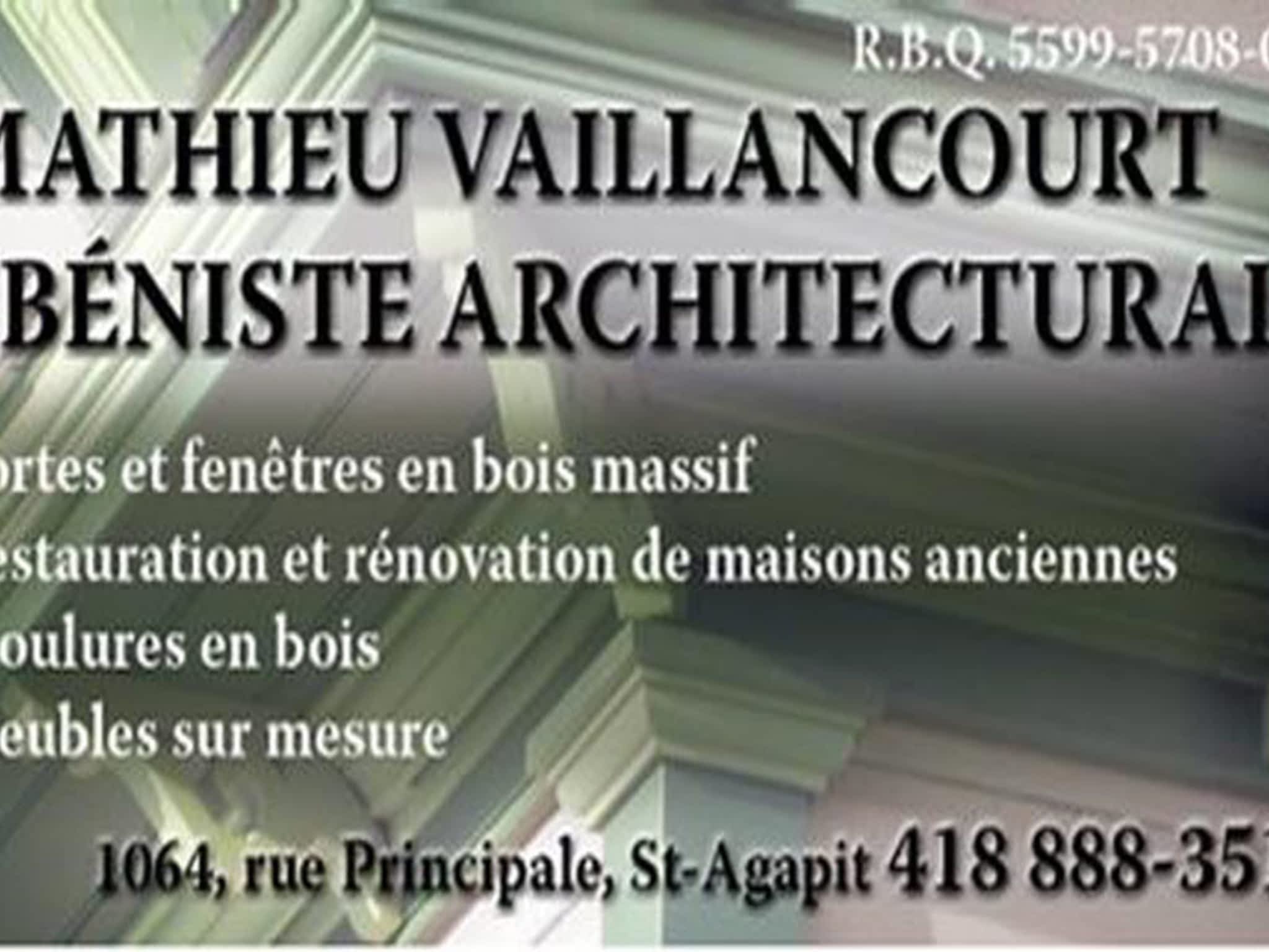 photo Mathieu Vaillancourt Ébéniste architectural