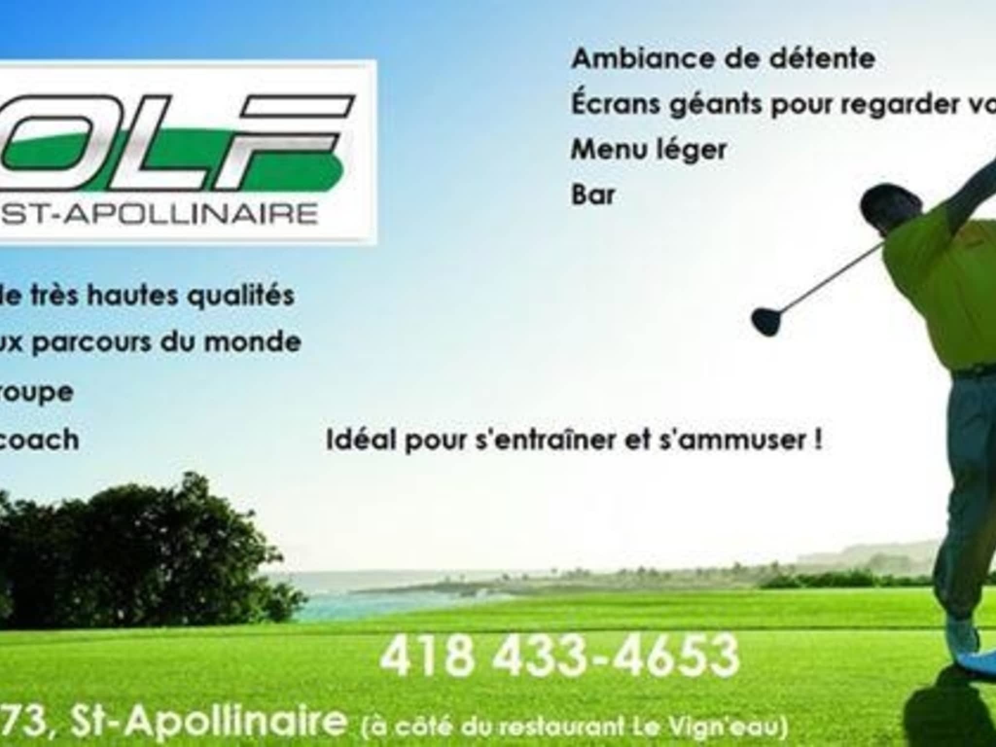 photo Golf Virtuel St-Apolinaire
