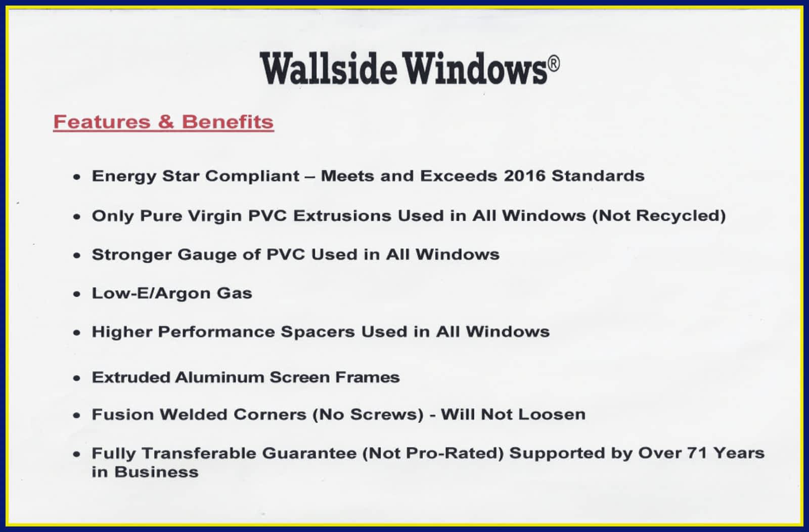 Wallside Windows Opening Hours 8 Parkfield Cres Nepean On